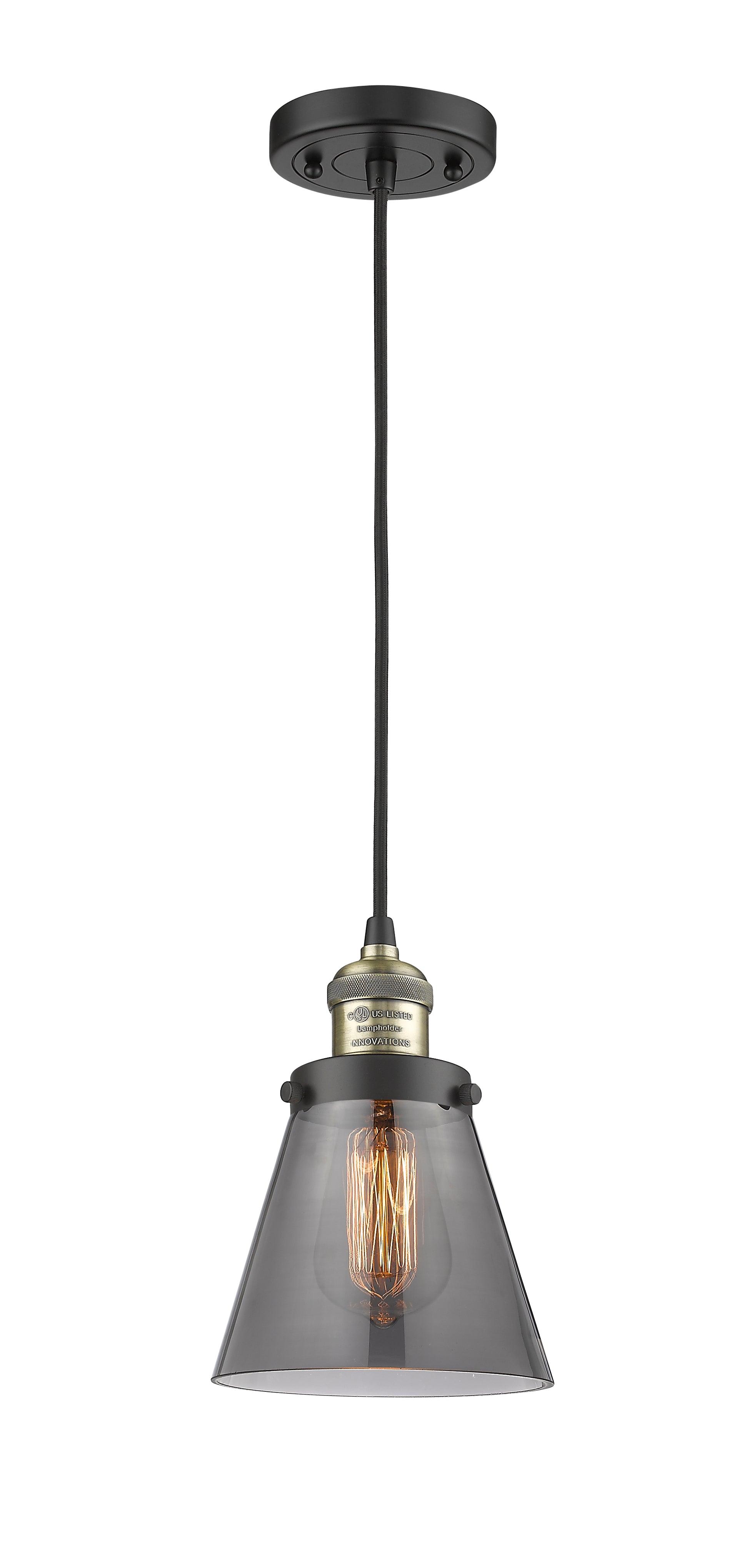 Franklin Restoration Mini Pendant Antique Brass