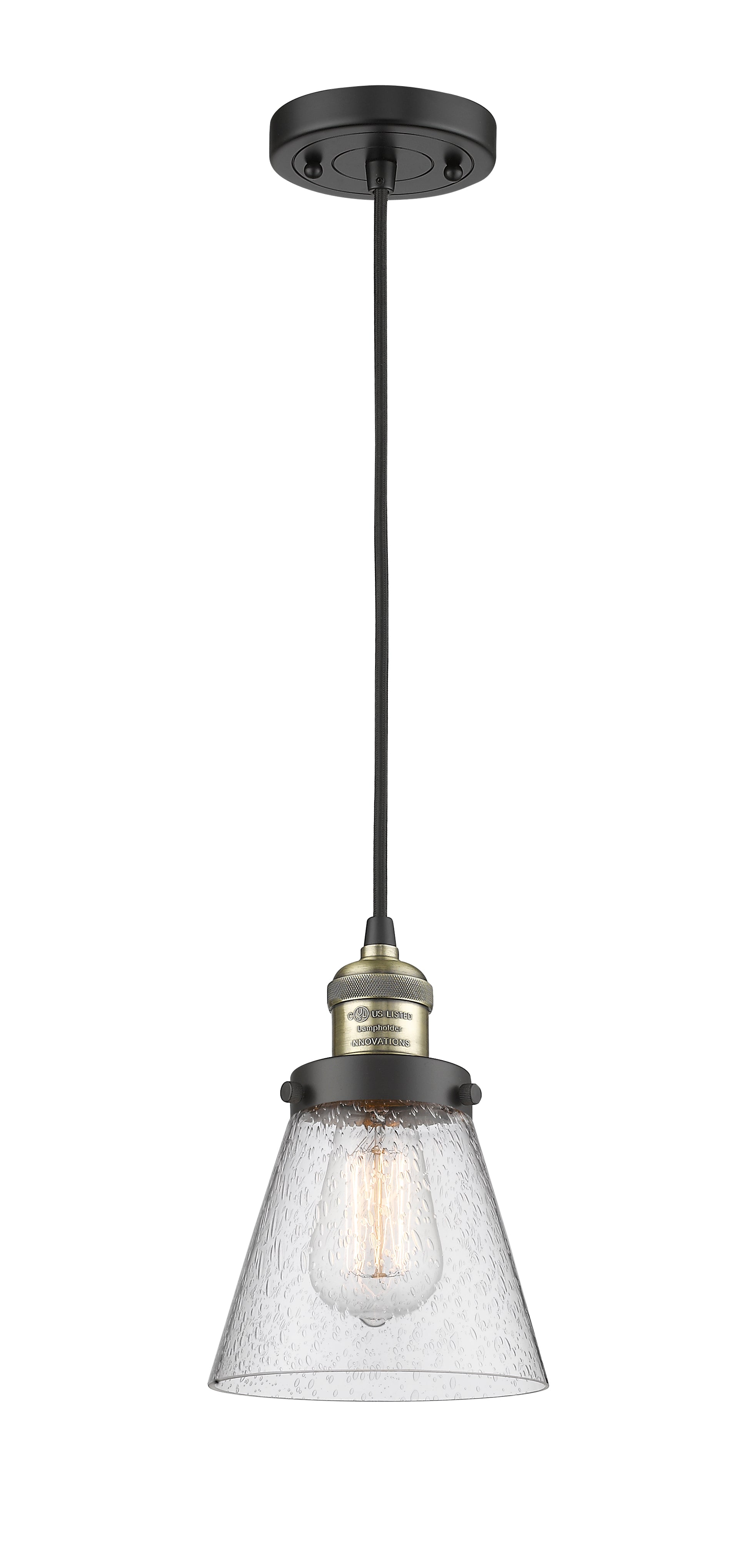 Franklin Restoration Mini Pendant Antique Brass