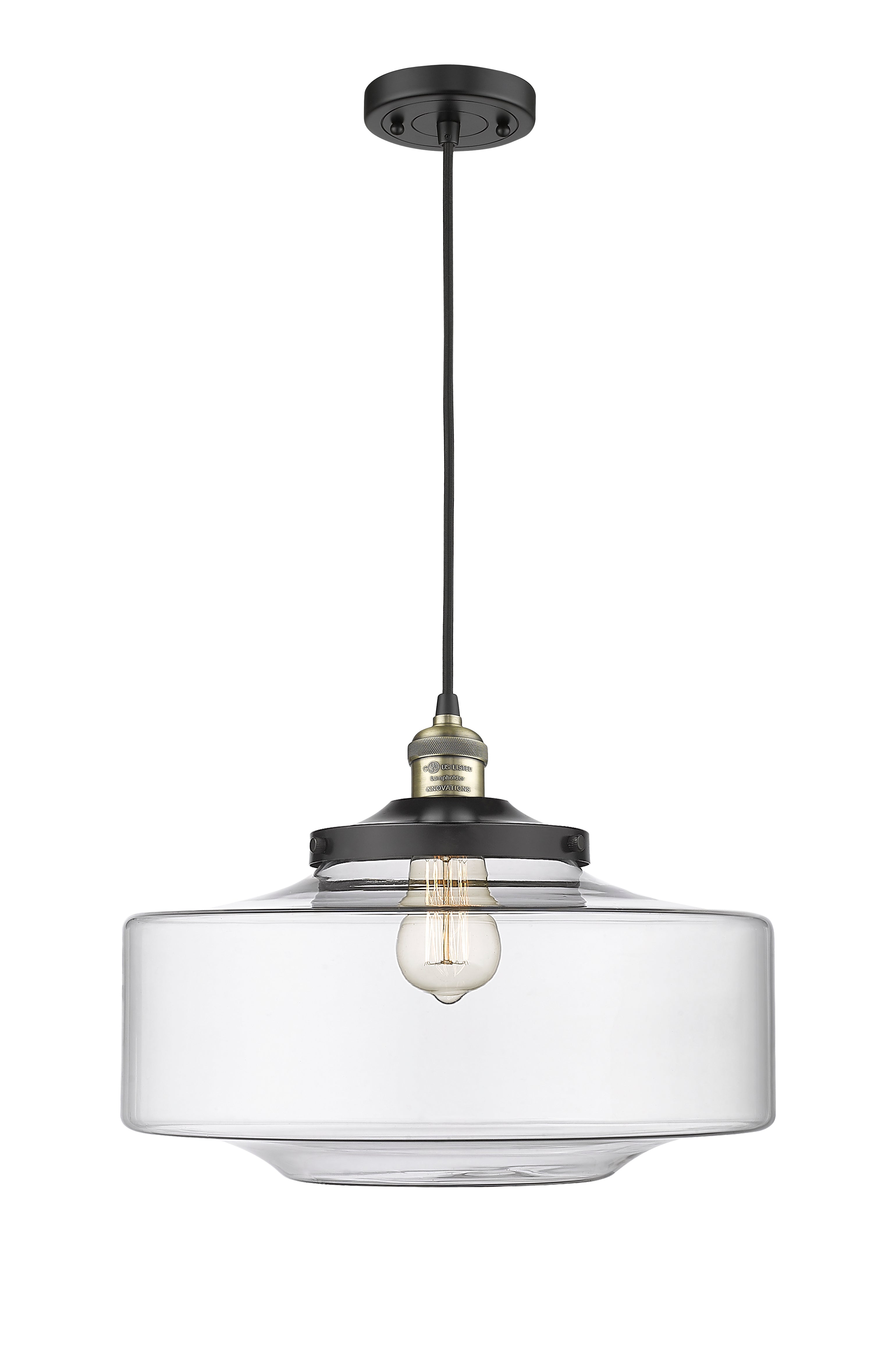 Franklin Restoration Mini Pendant Brass Finish