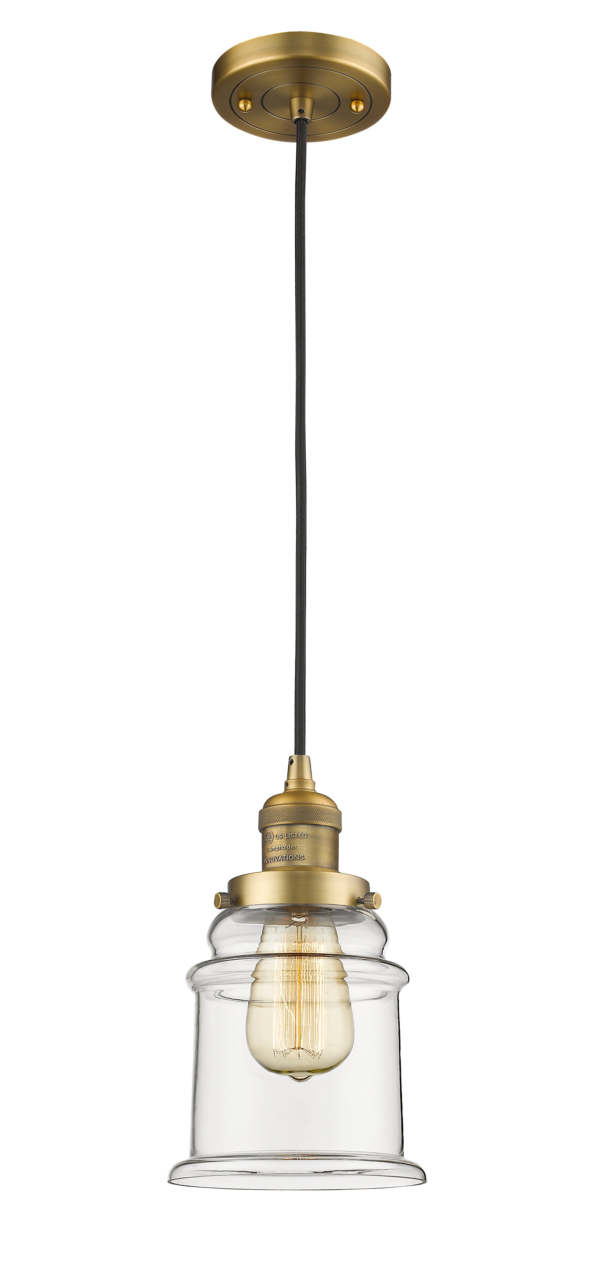 Franklin Restoration Mini Pendant Antique Brass