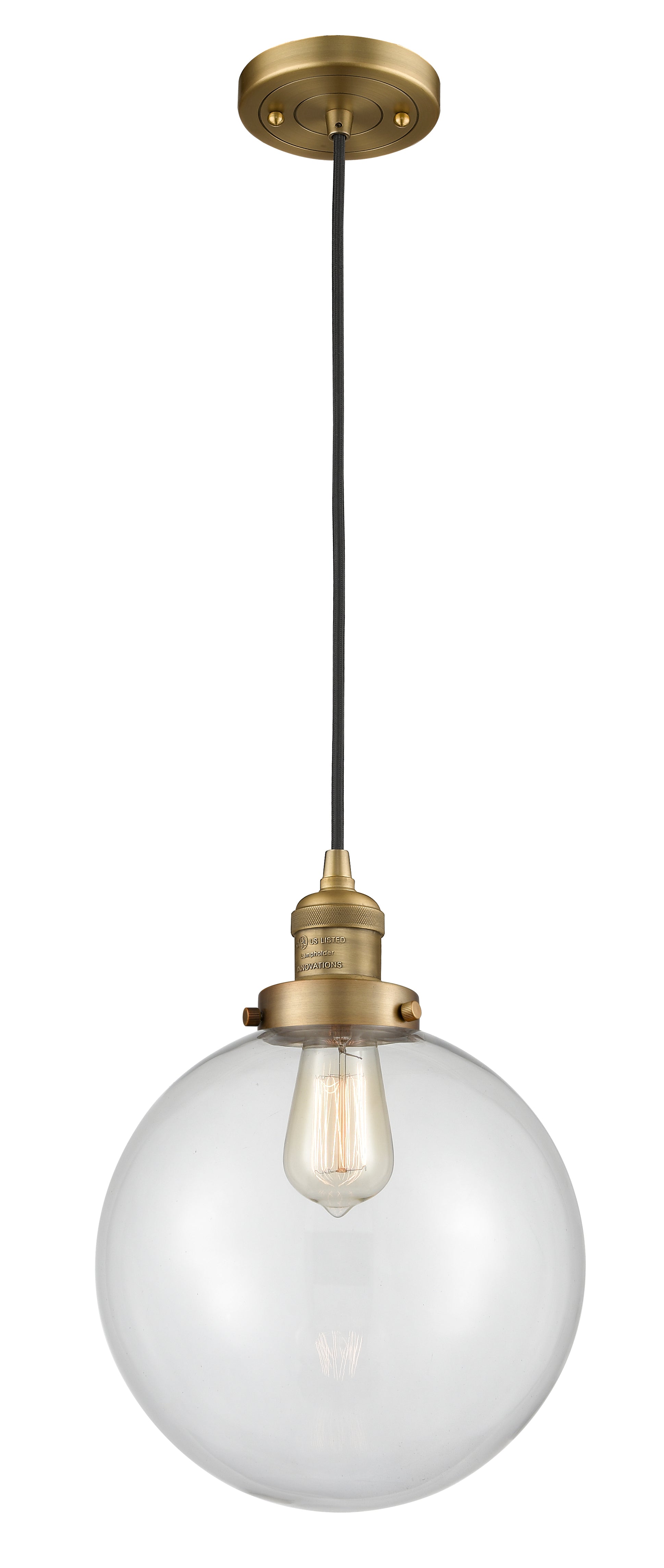 Franklin Restoration Mini Pendant Antique Brass