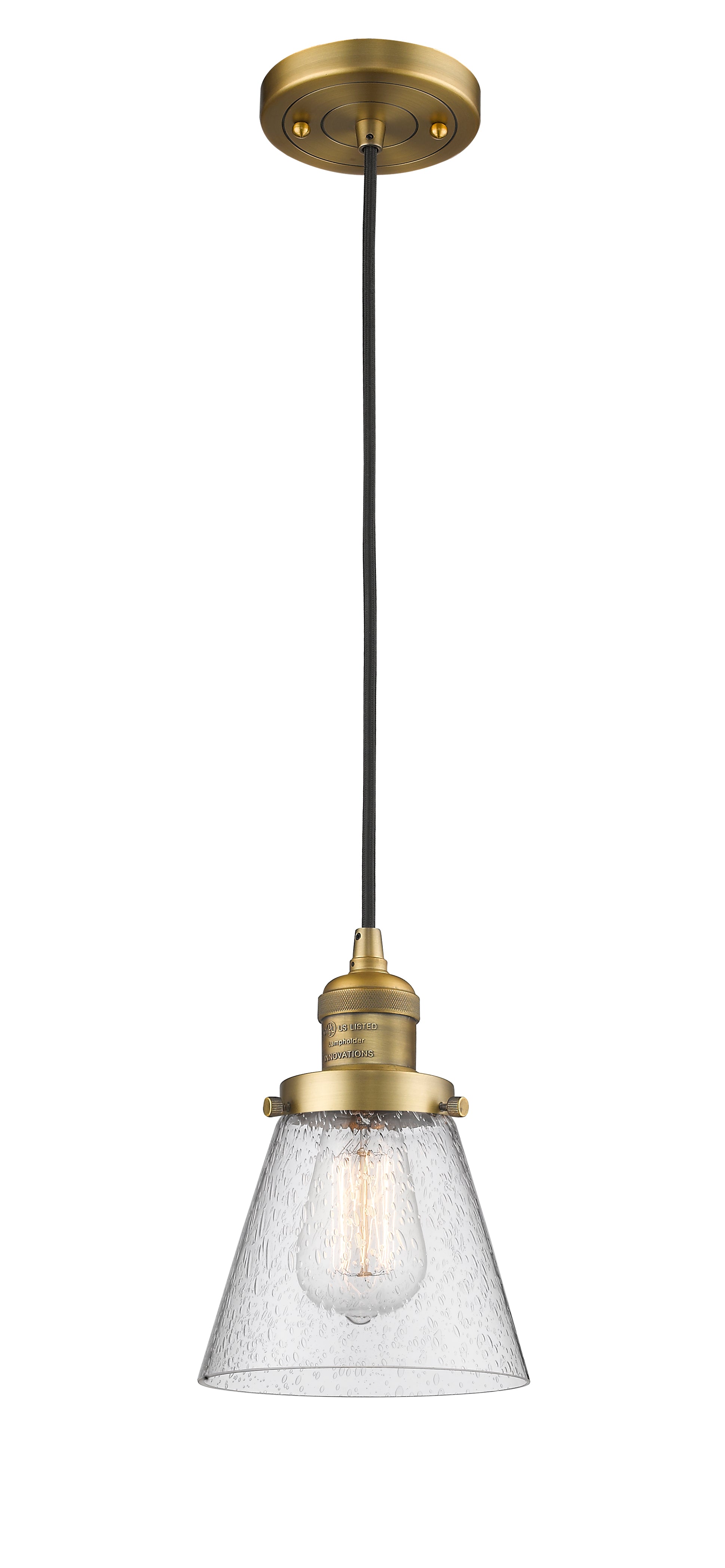 Franklin Restoration Mini Pendant Antique Brass