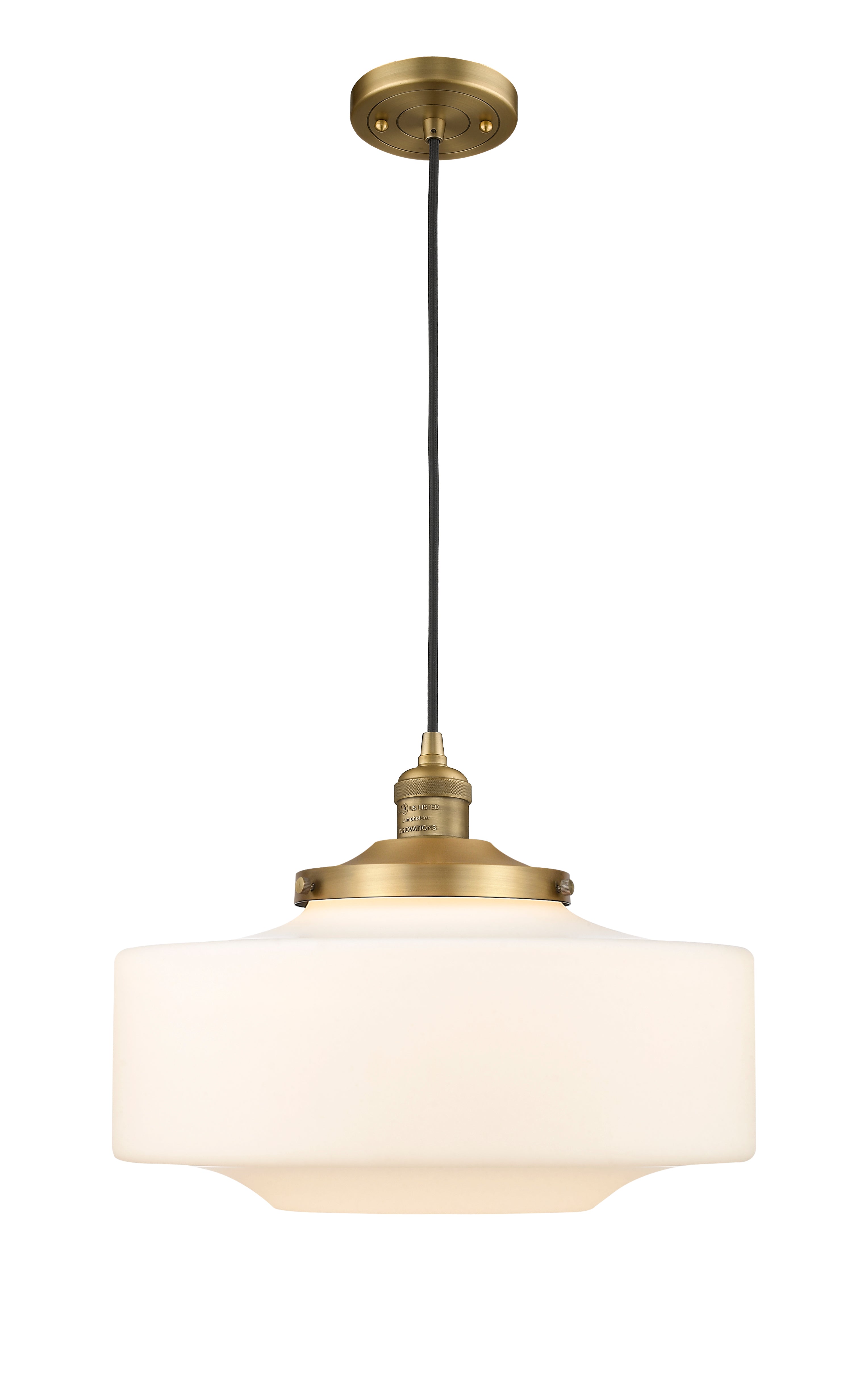 Franklin Restoration Mini Pendant Antique Brass