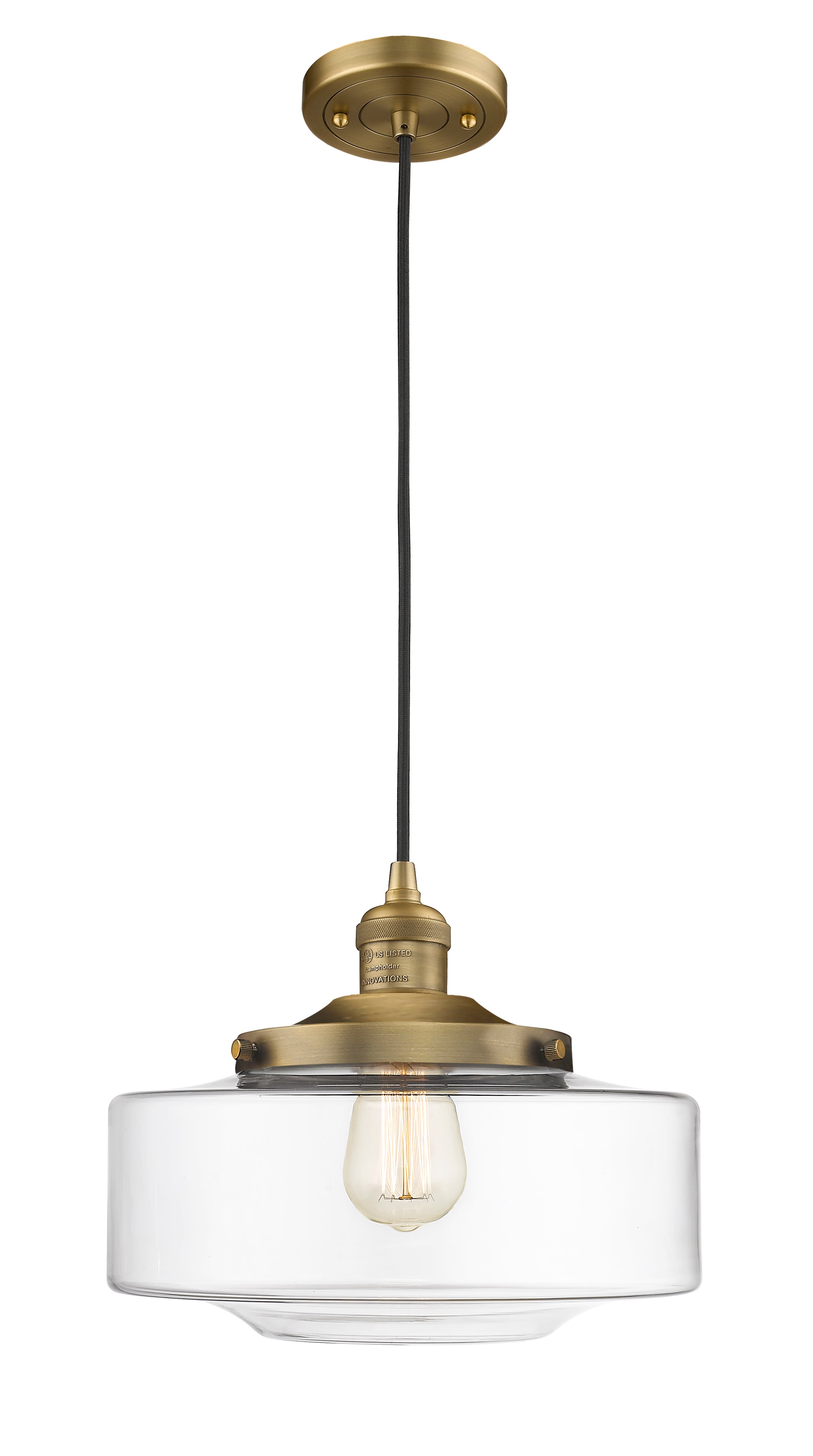 Franklin Restoration Mini Pendant Antique Brass