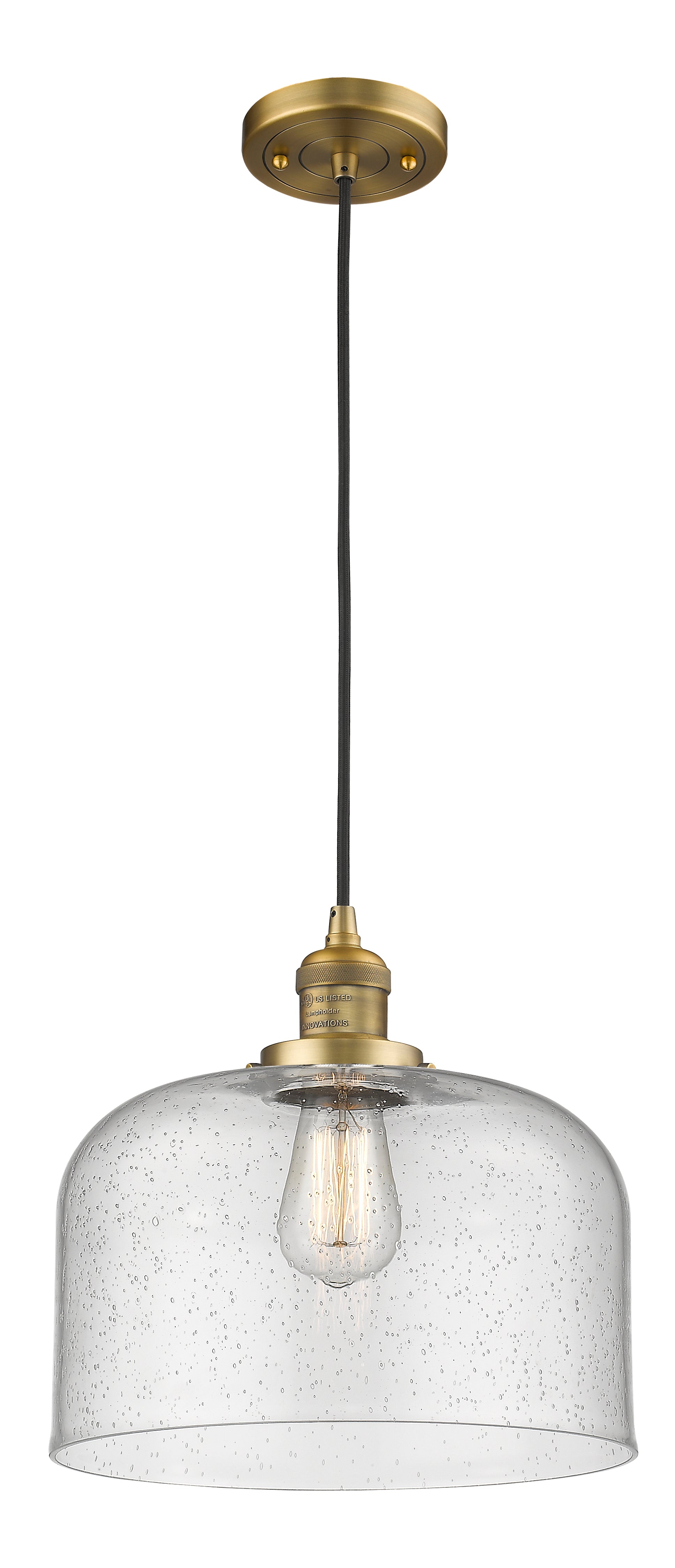 Franklin Restoration Mini Pendant Brass Steel