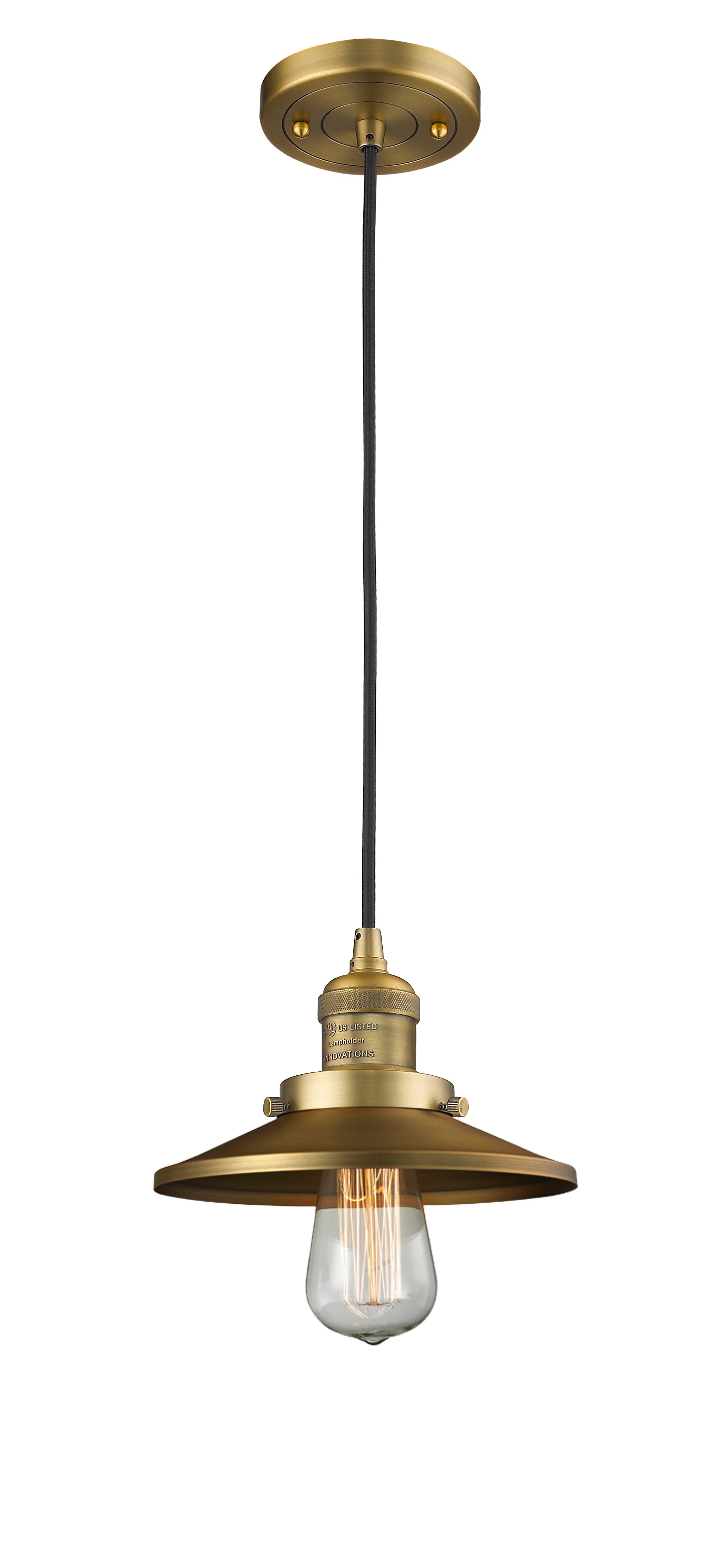 Franklin Restoration Mini Pendant Antique Brass