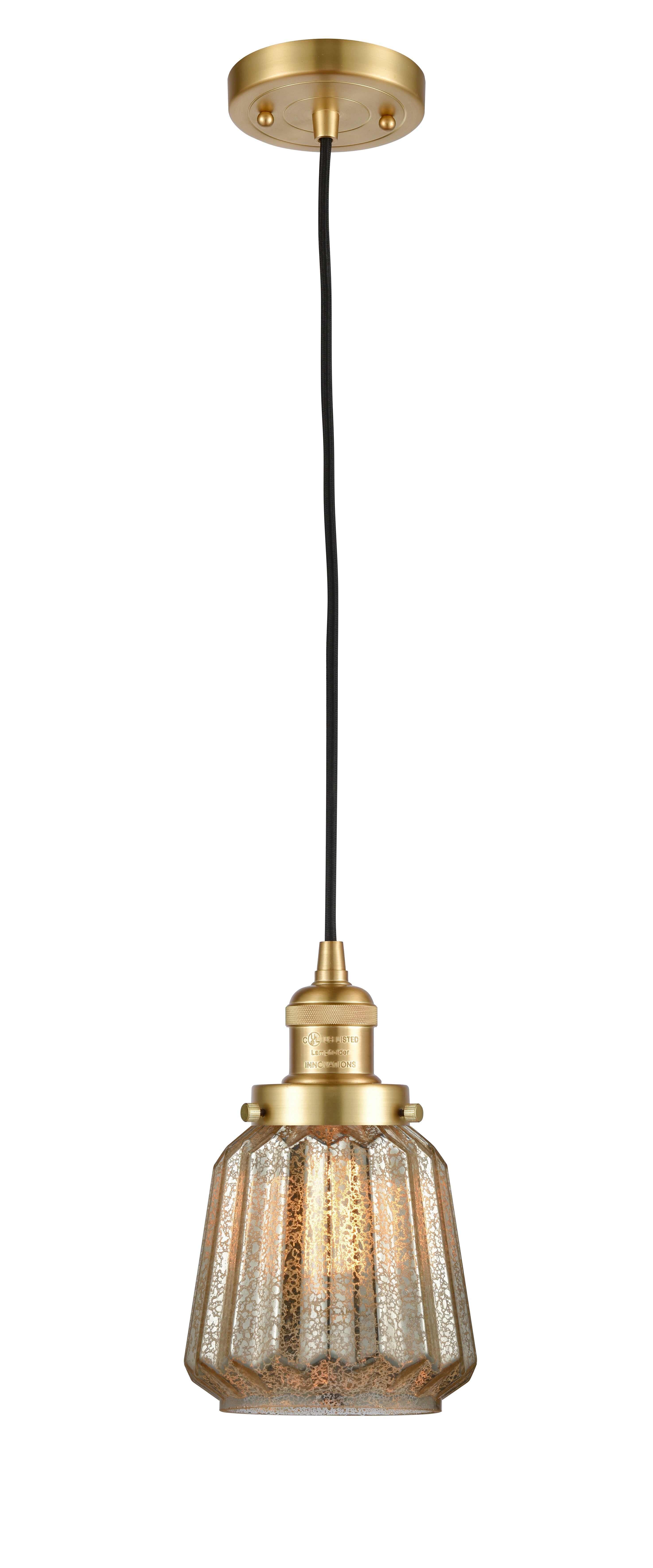 Franklin Restoration Antique Brass Mini Pendant