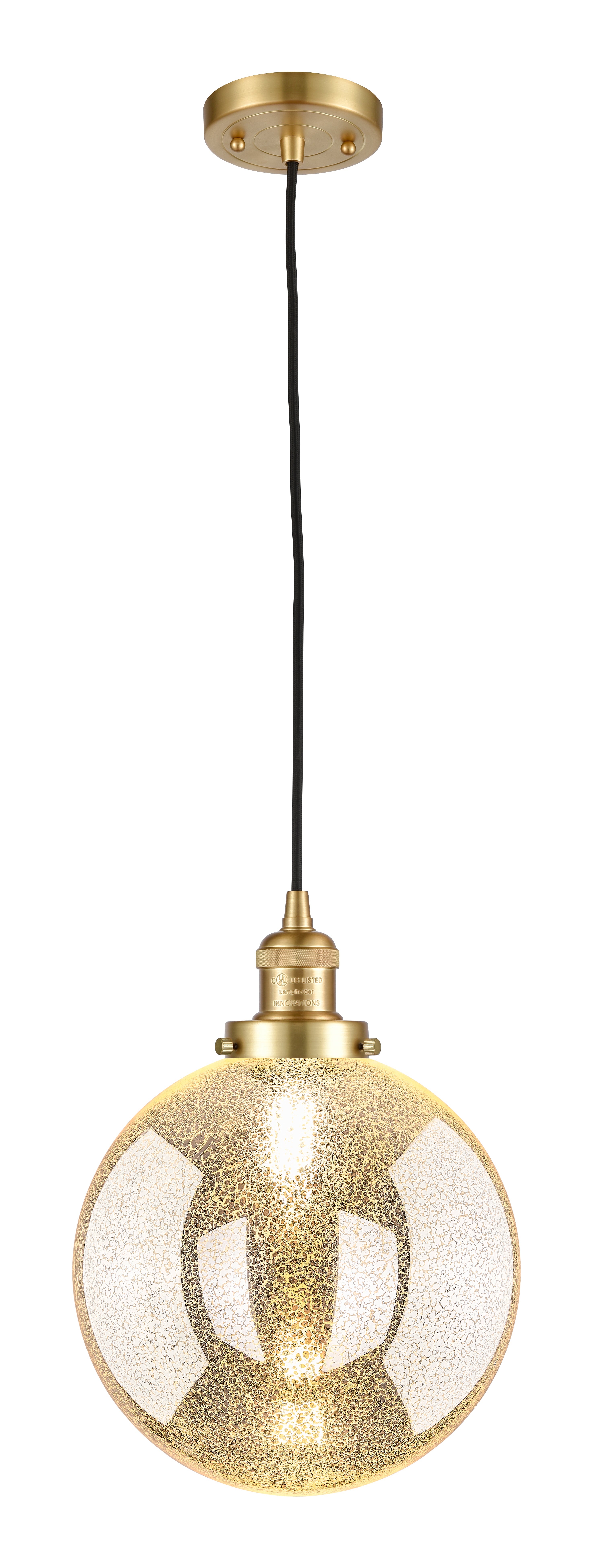 Franklin Restoration Mini Pendant Brass Steel