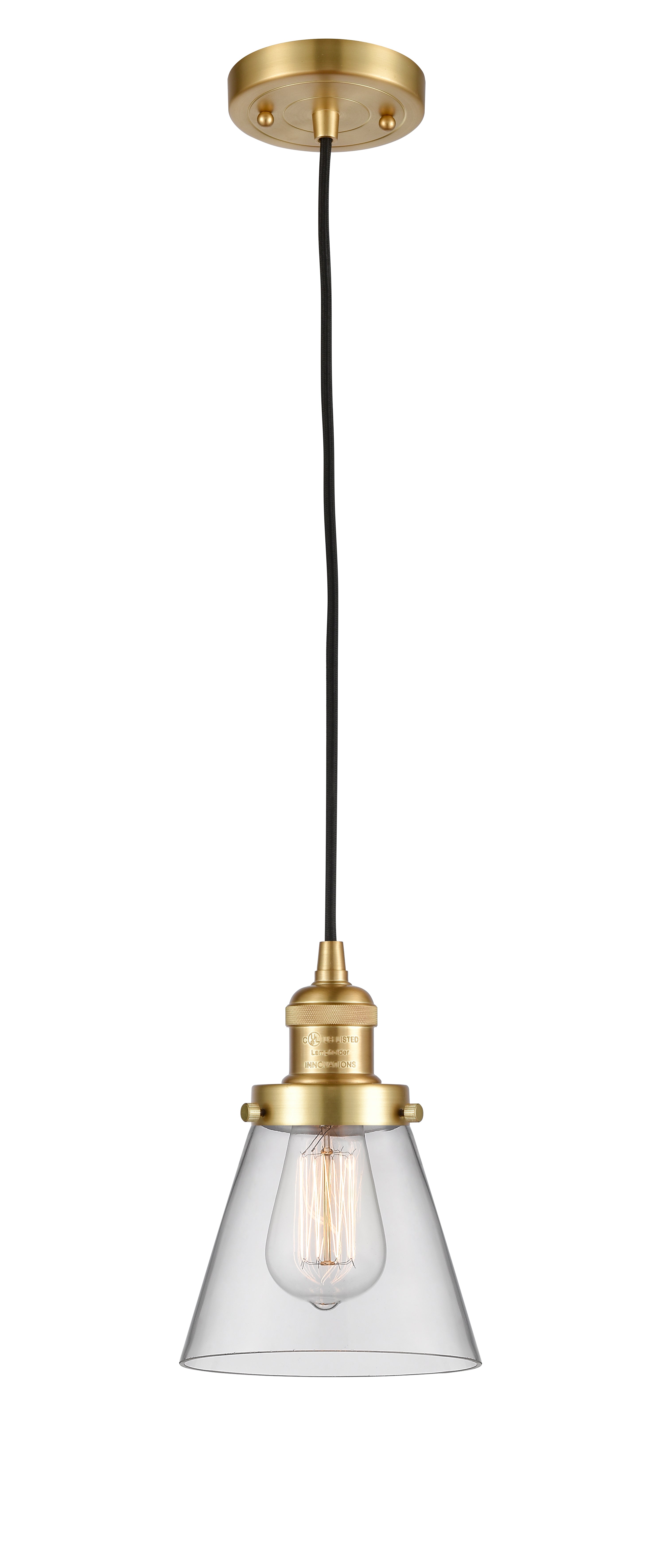 Franklin Restoration Mini Pendant Antique Brass