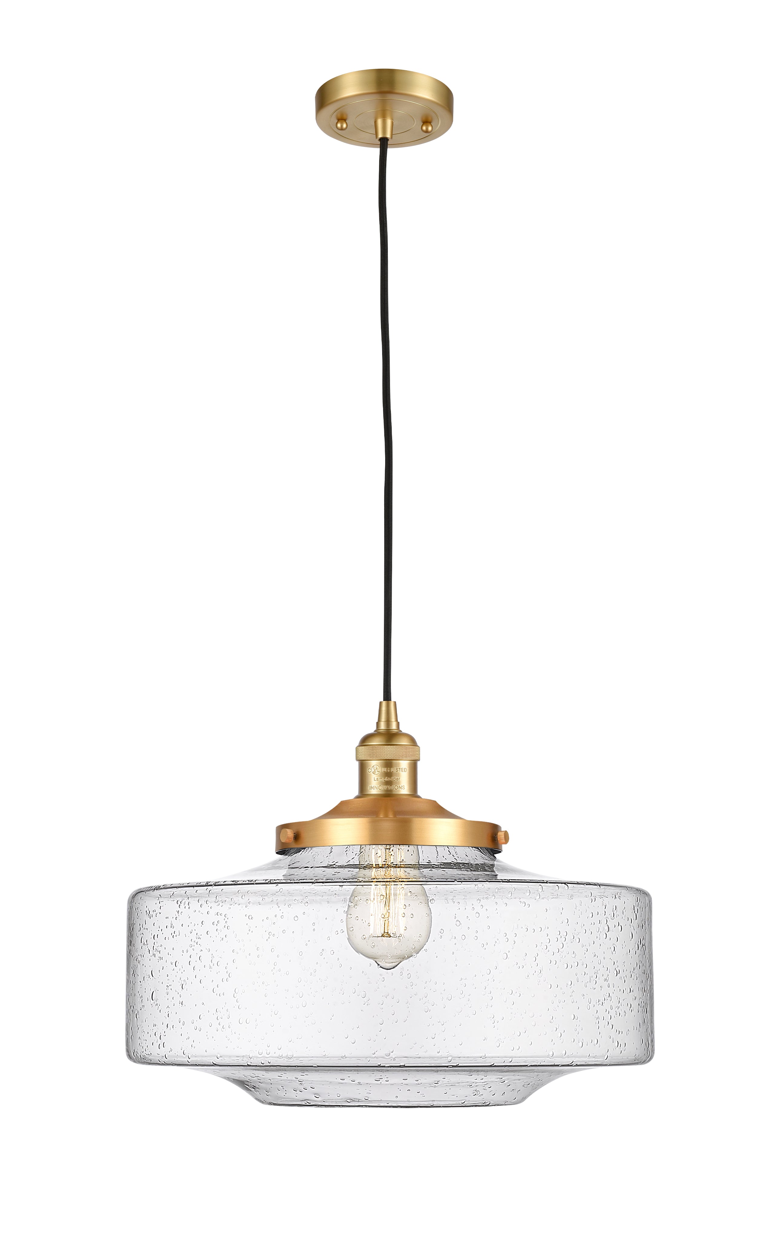 Franklin Restoration Mini Pendant Brass Finish