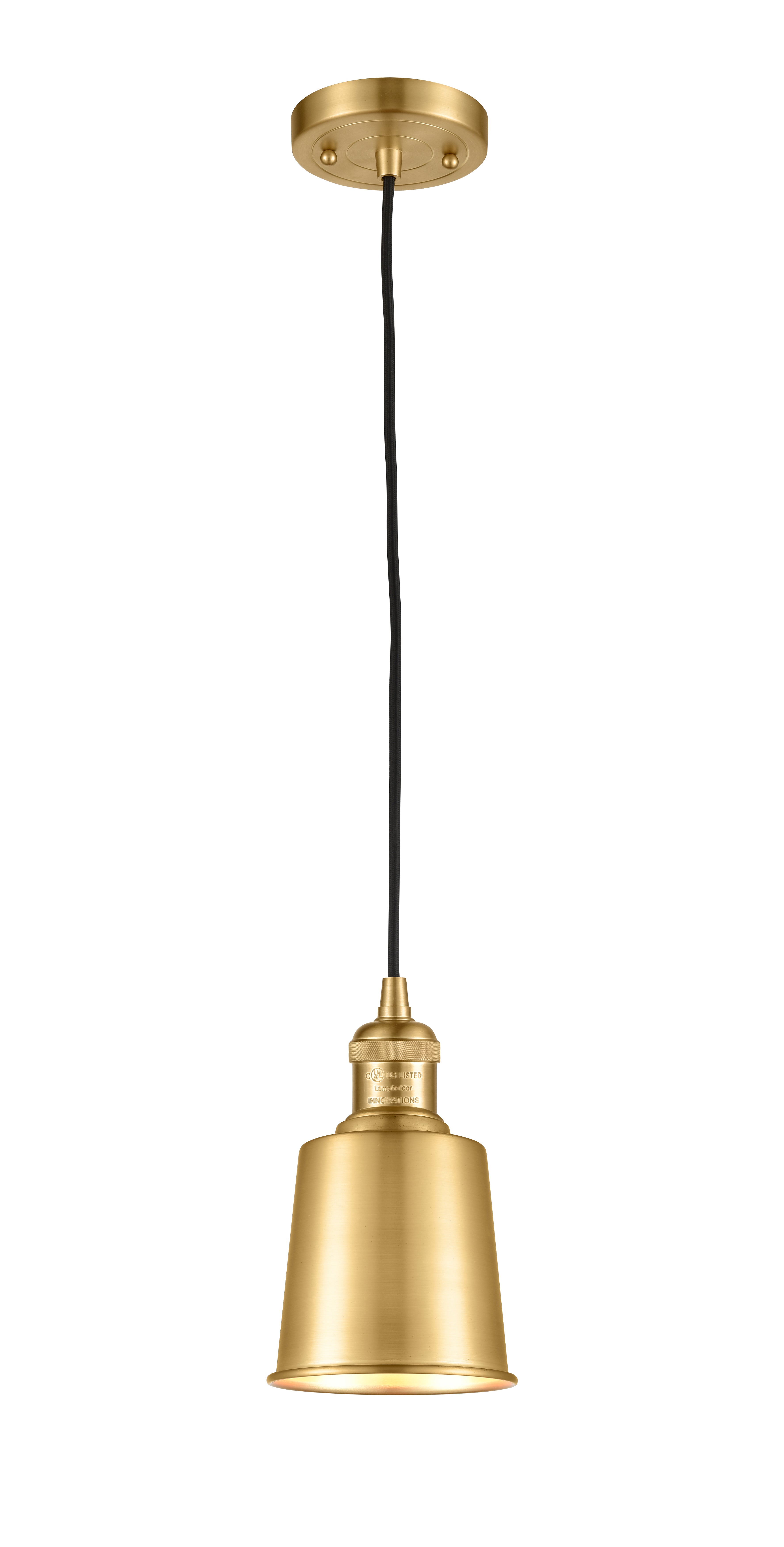 Franklin Restoration Antique Brass Pendant