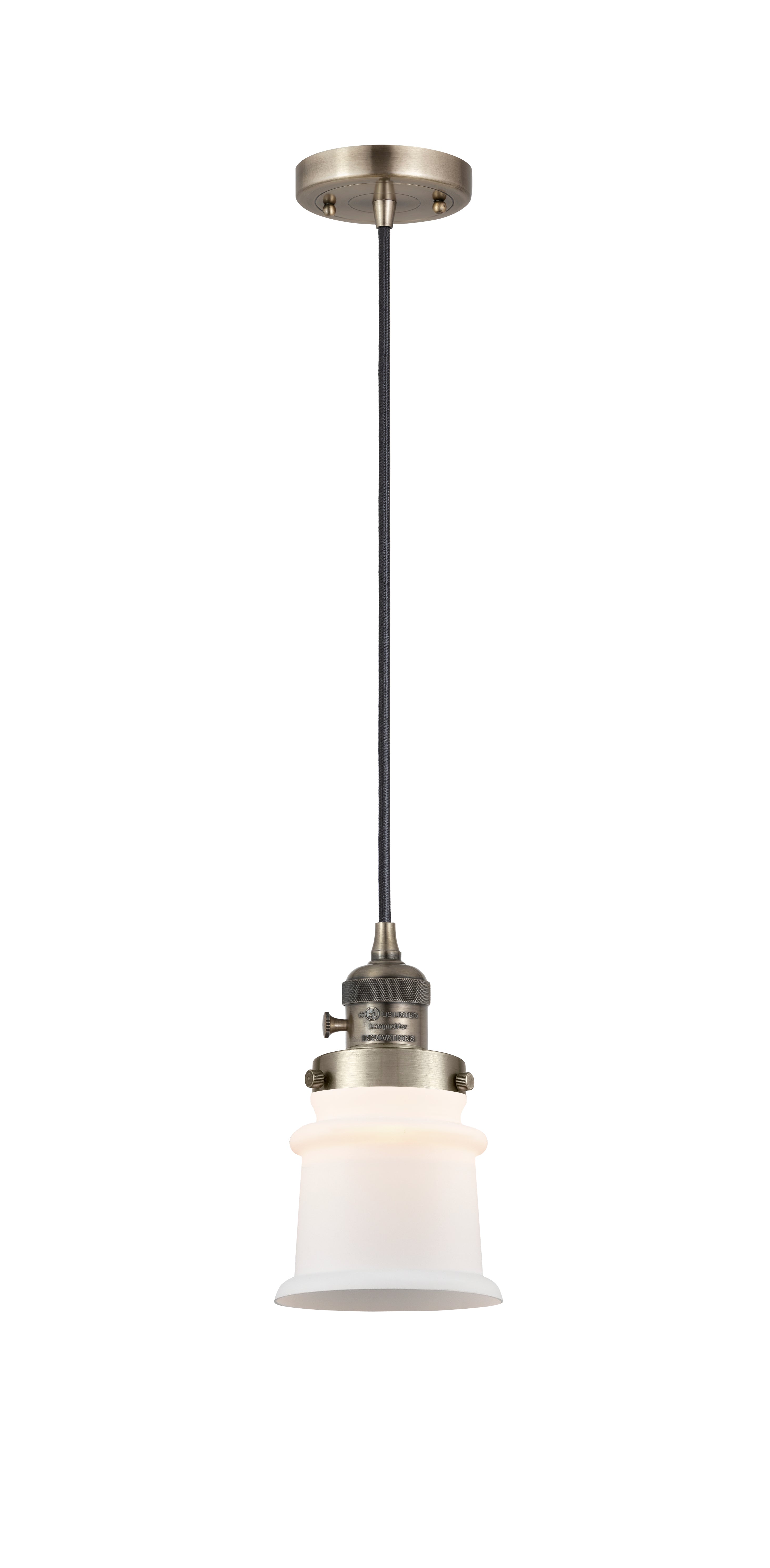 Franklin Restoration Mini Pendant Antique Brass