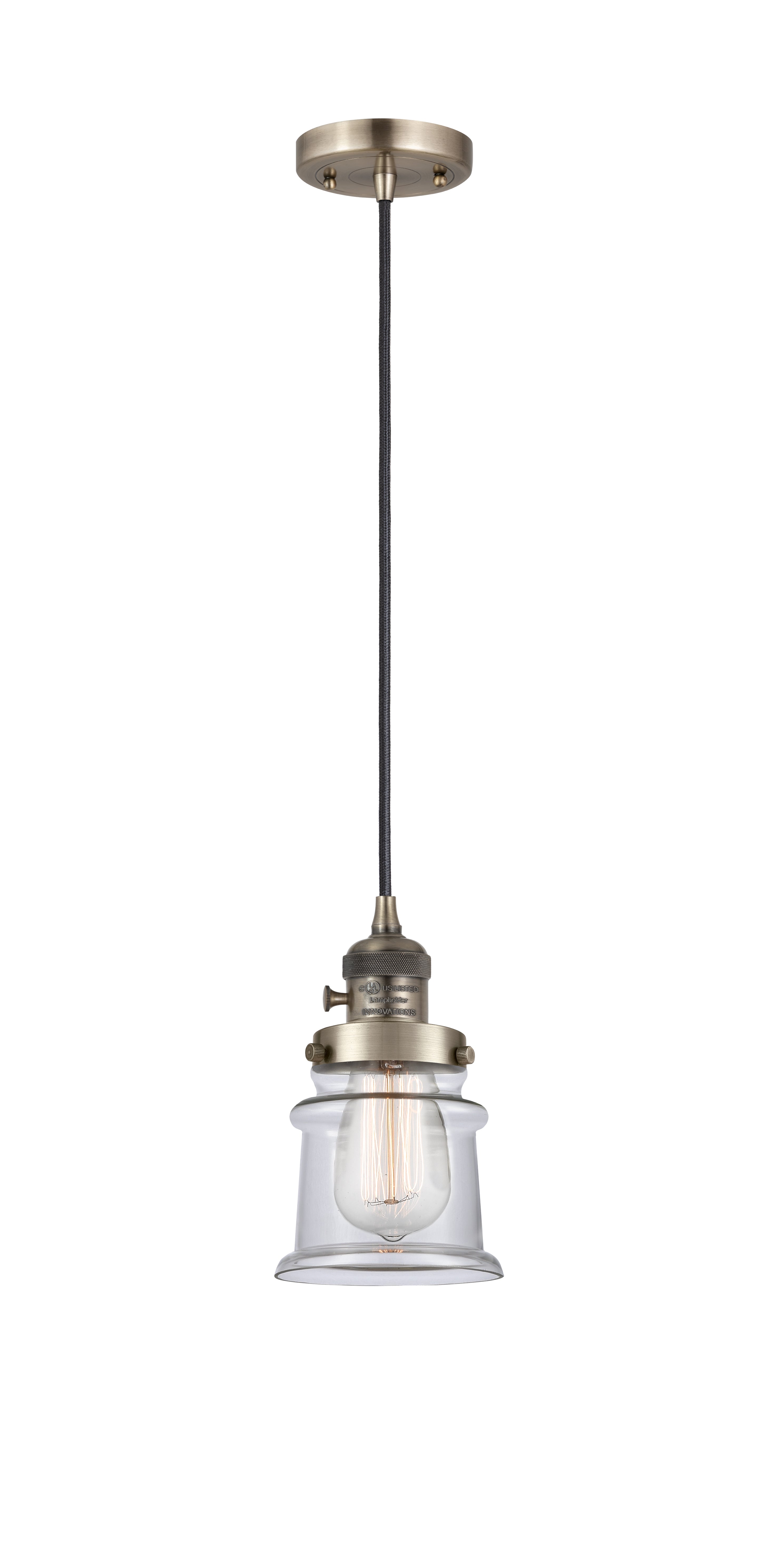 Franklin Restoration Mini Pendant Cast Brass