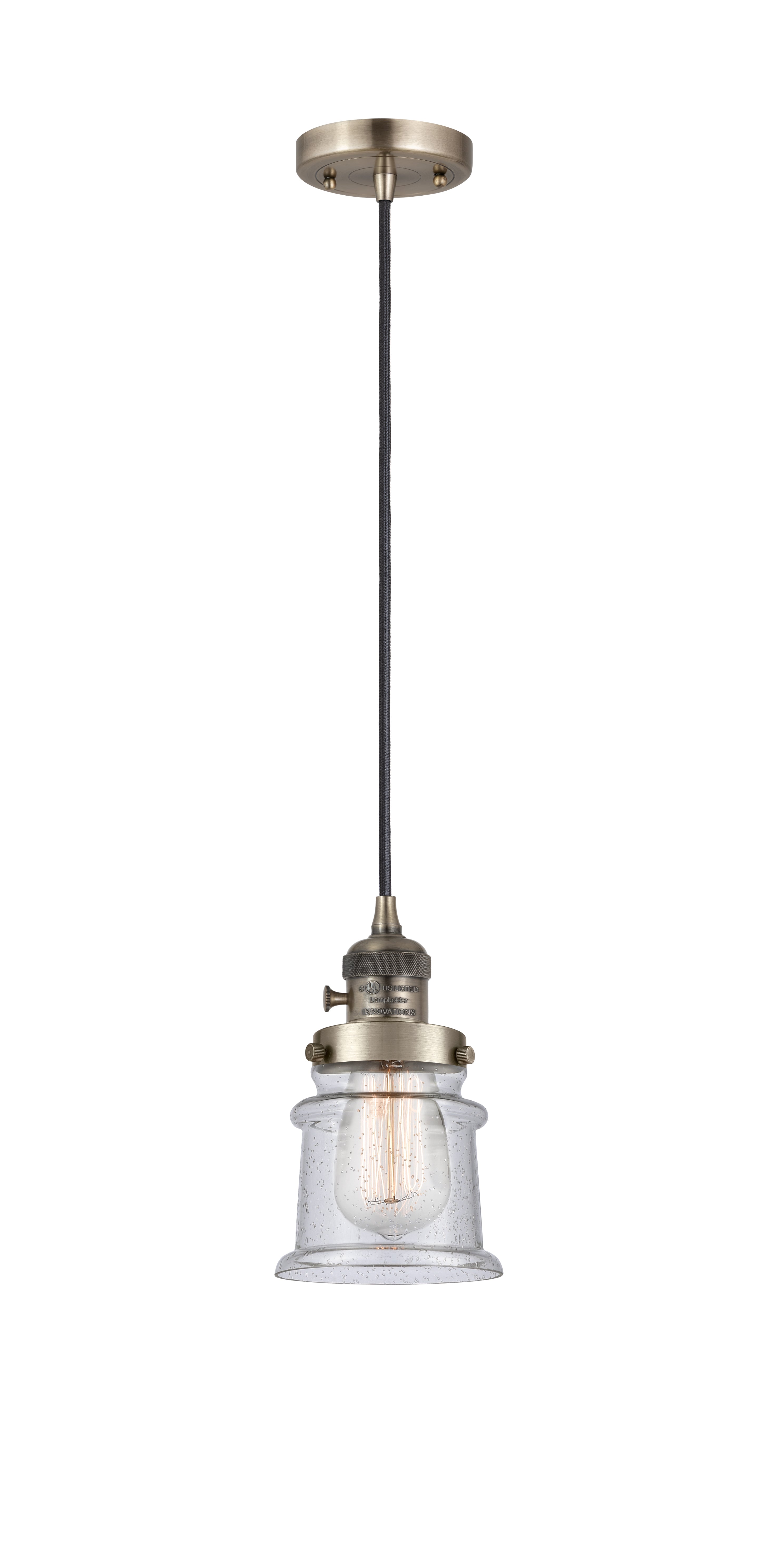 Franklin Restoration Mini Pendant Antique Brass