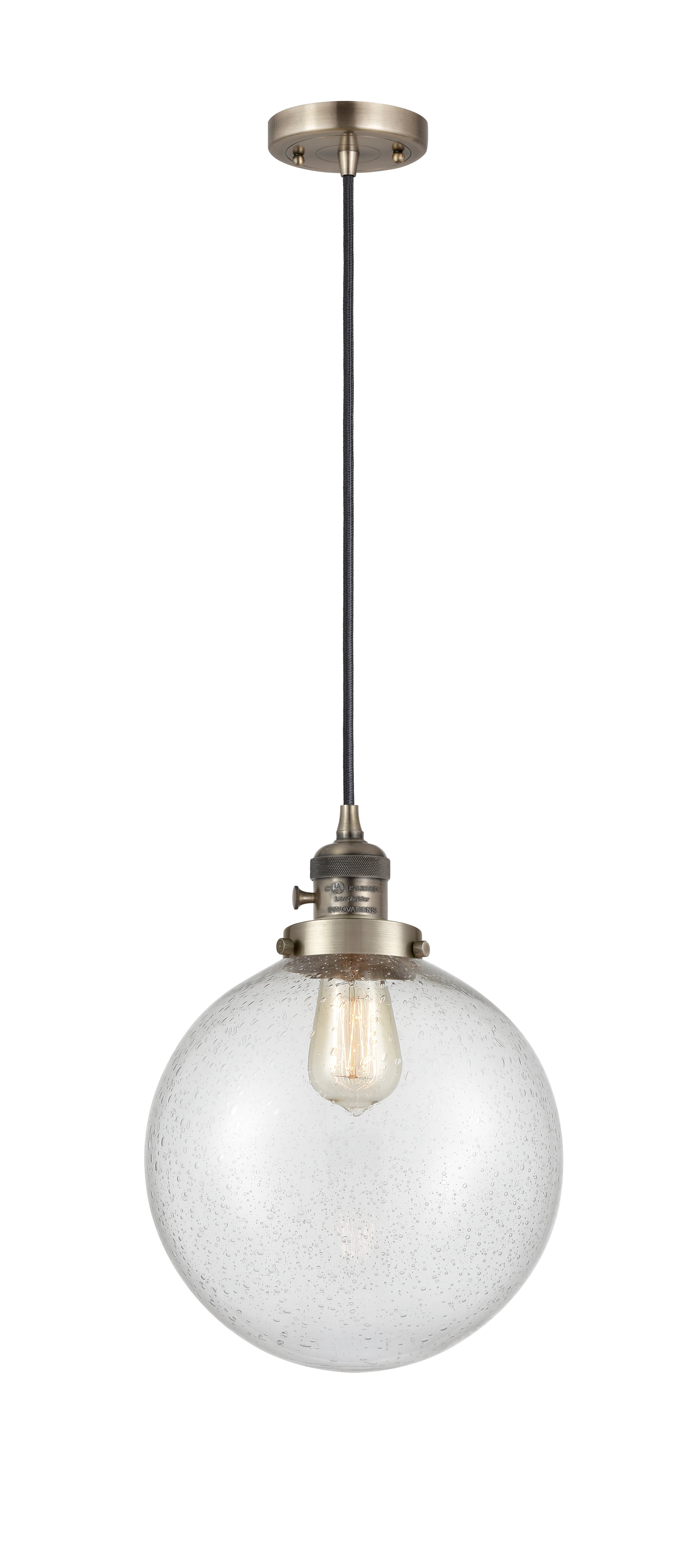 Franklin Restoration Mini Pendant Antique Brass