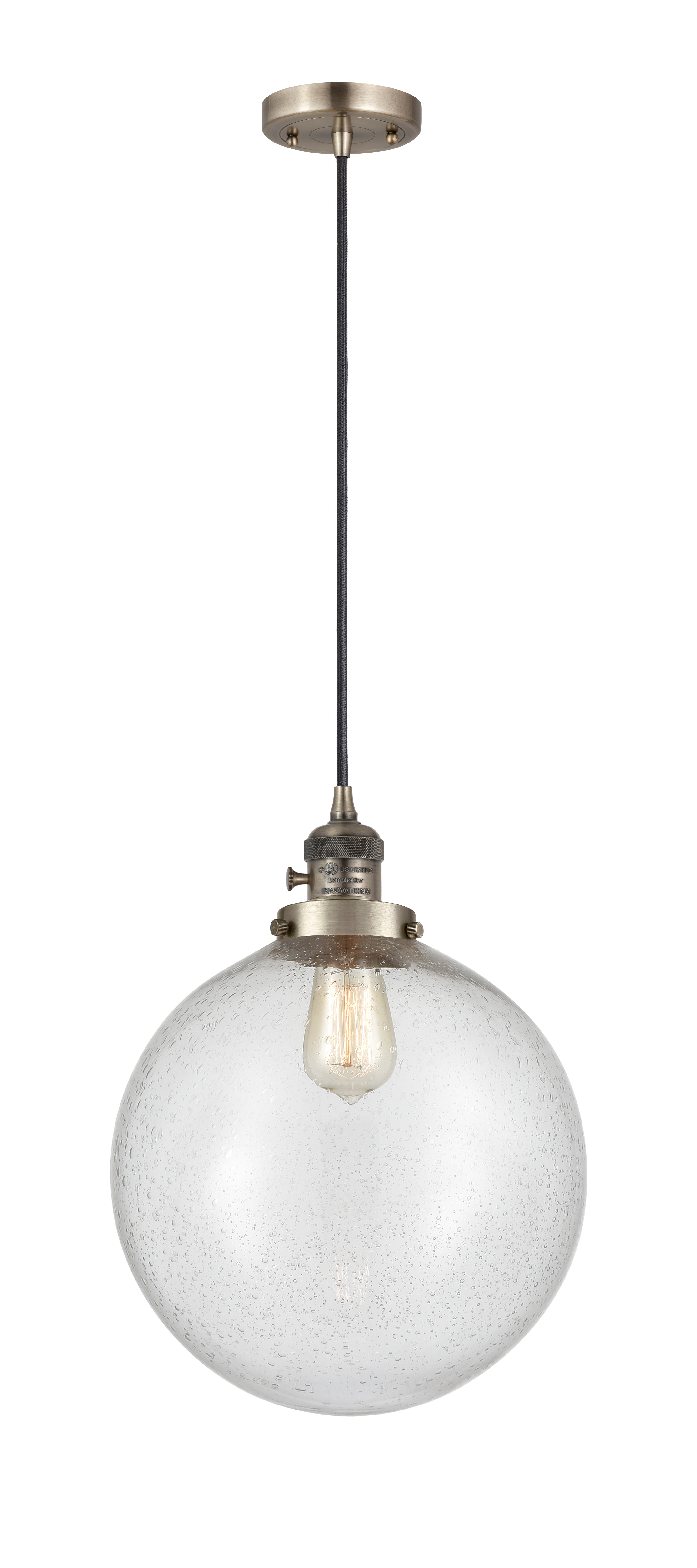 Franklin Restoration Mini Pendant Antique Brass