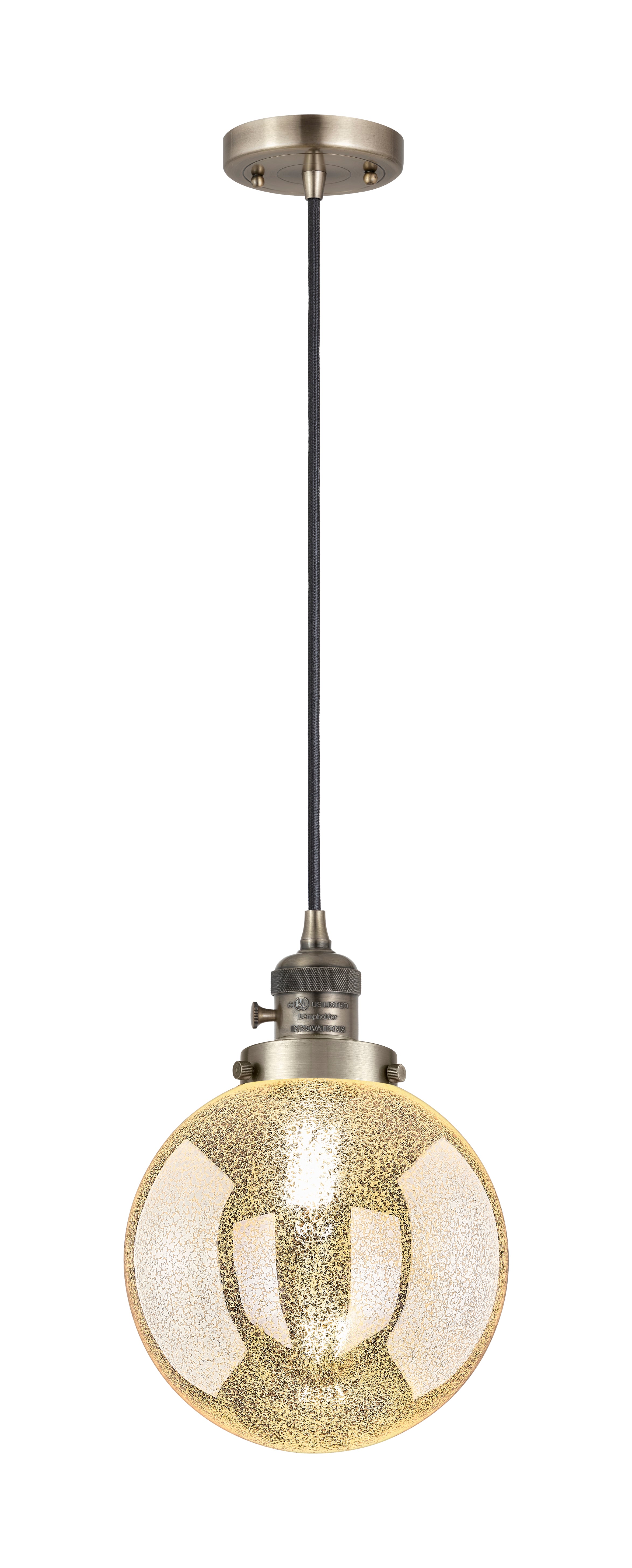 Franklin Restoration Mini Pendant Antique Brass
