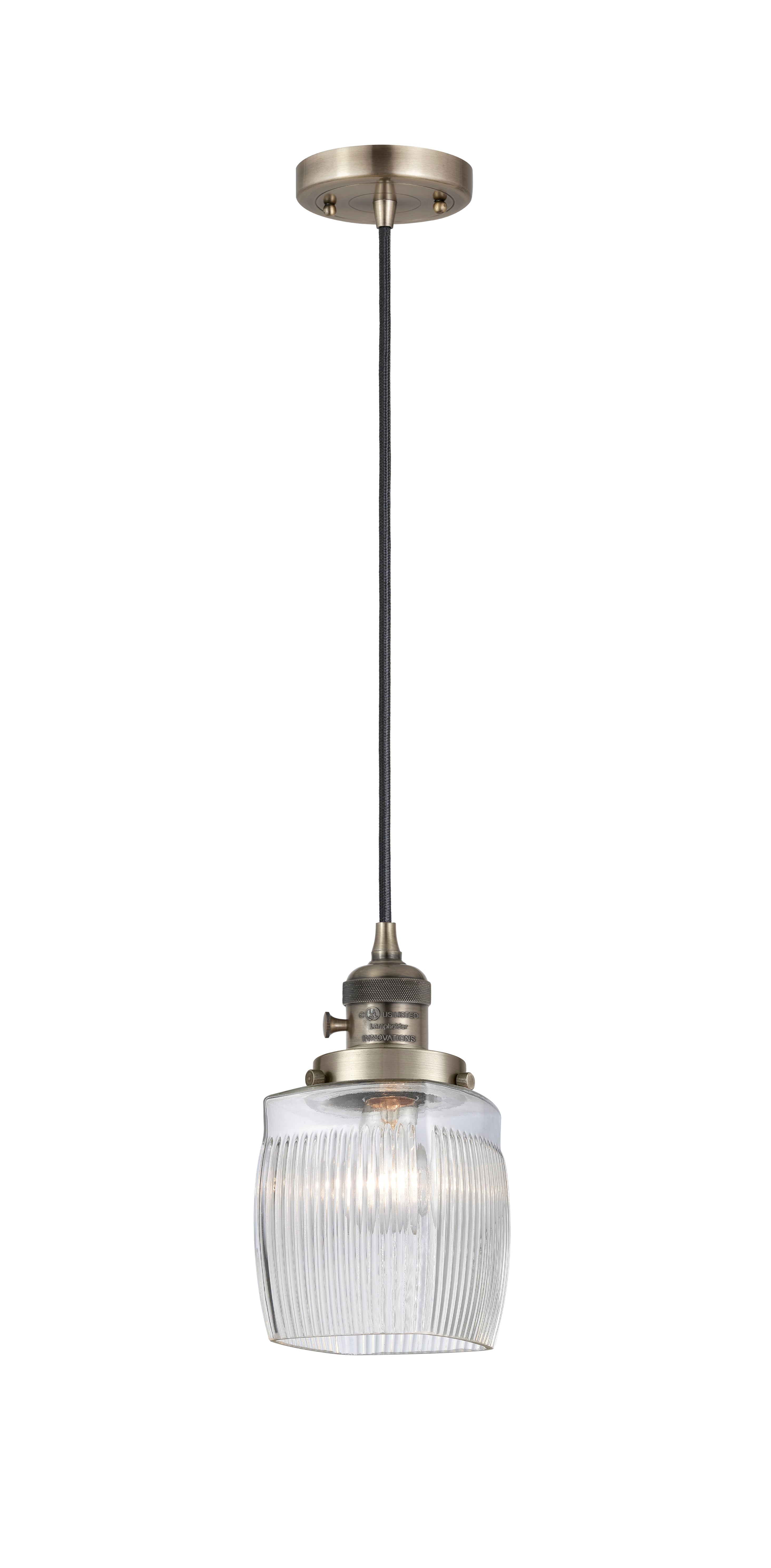 Franklin Restoration Mini Pendant Antique Brass