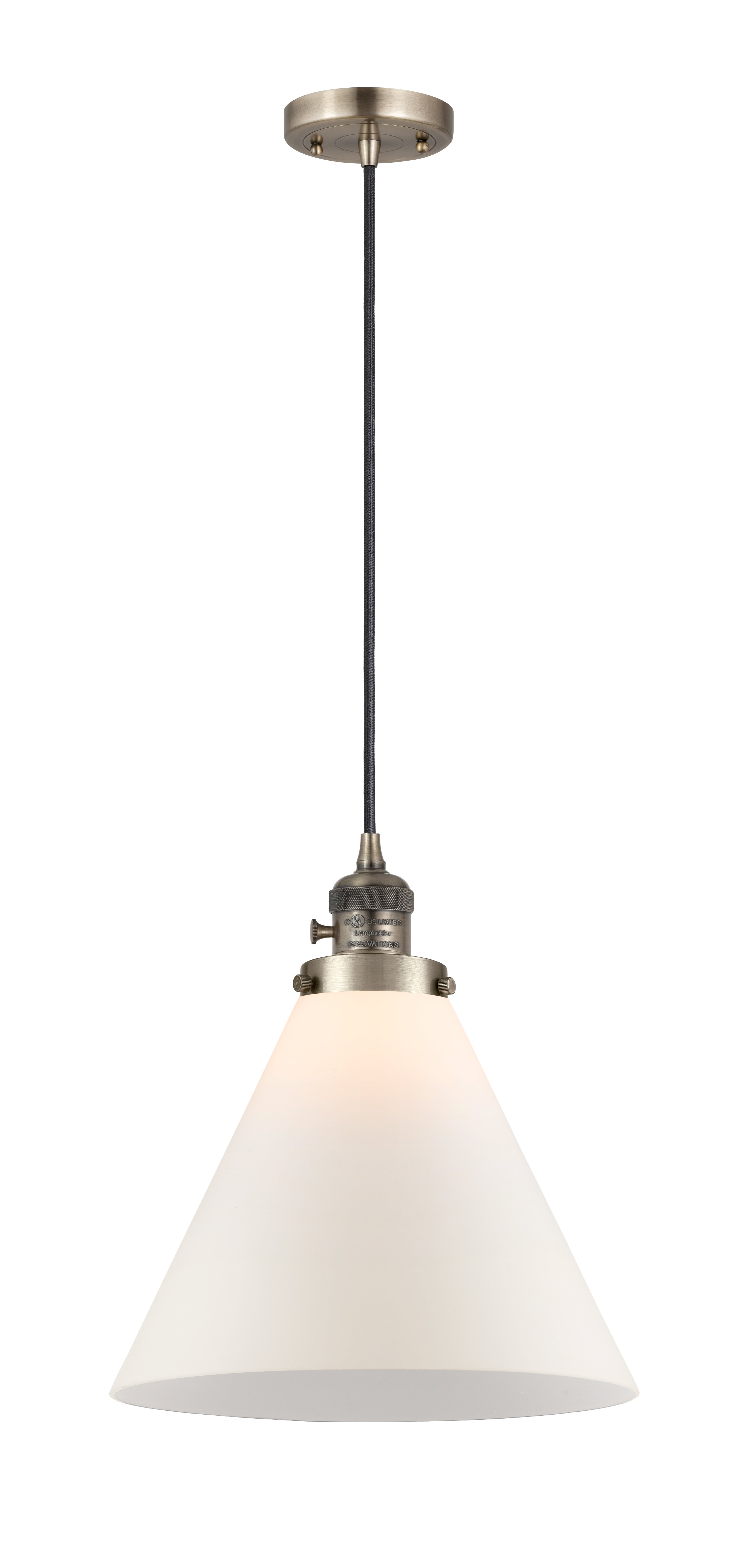 Franklin Restoration Mini Pendant Antique Brass