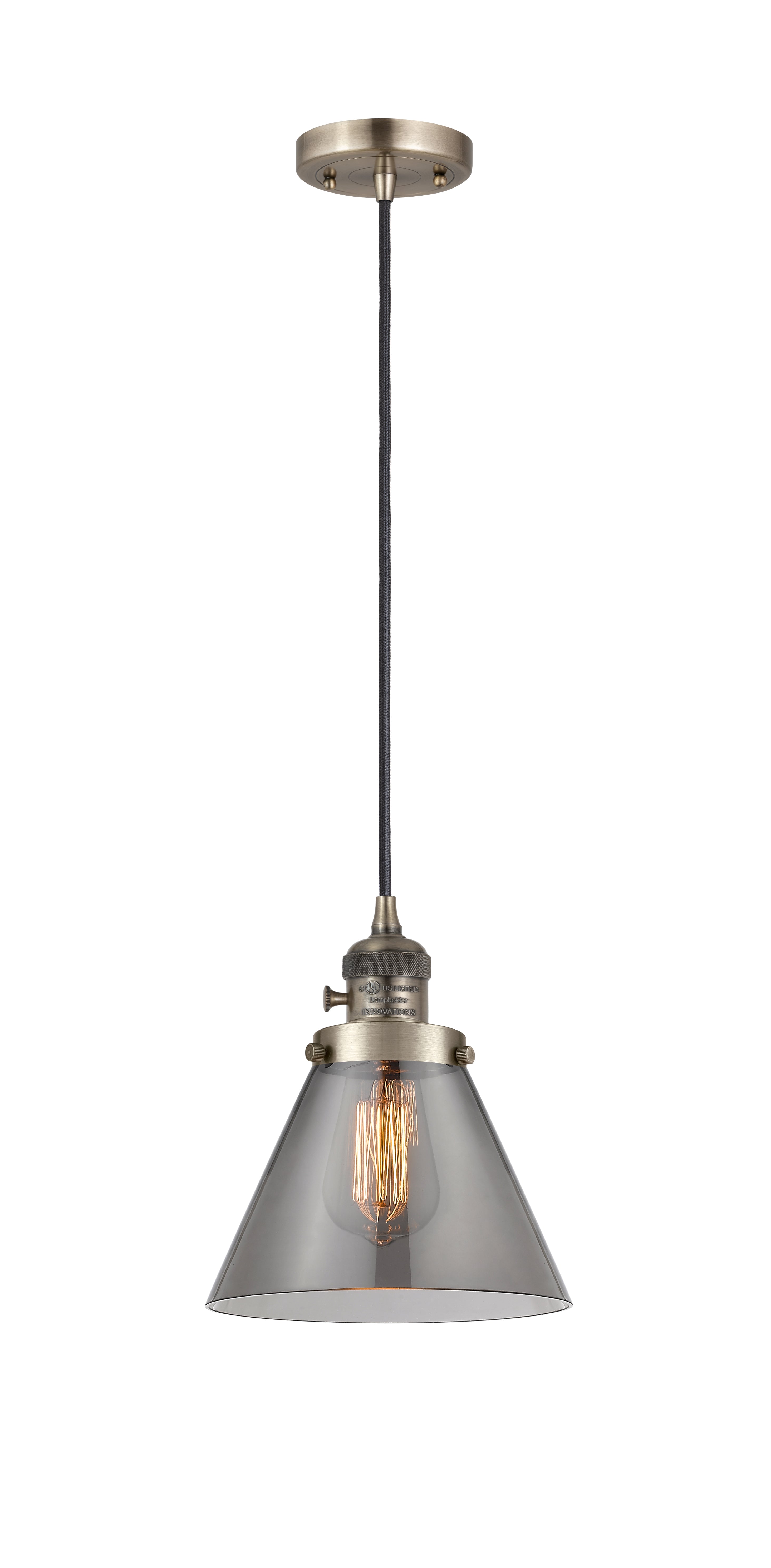 Franklin Restoration Mini Pendant Antique Brass