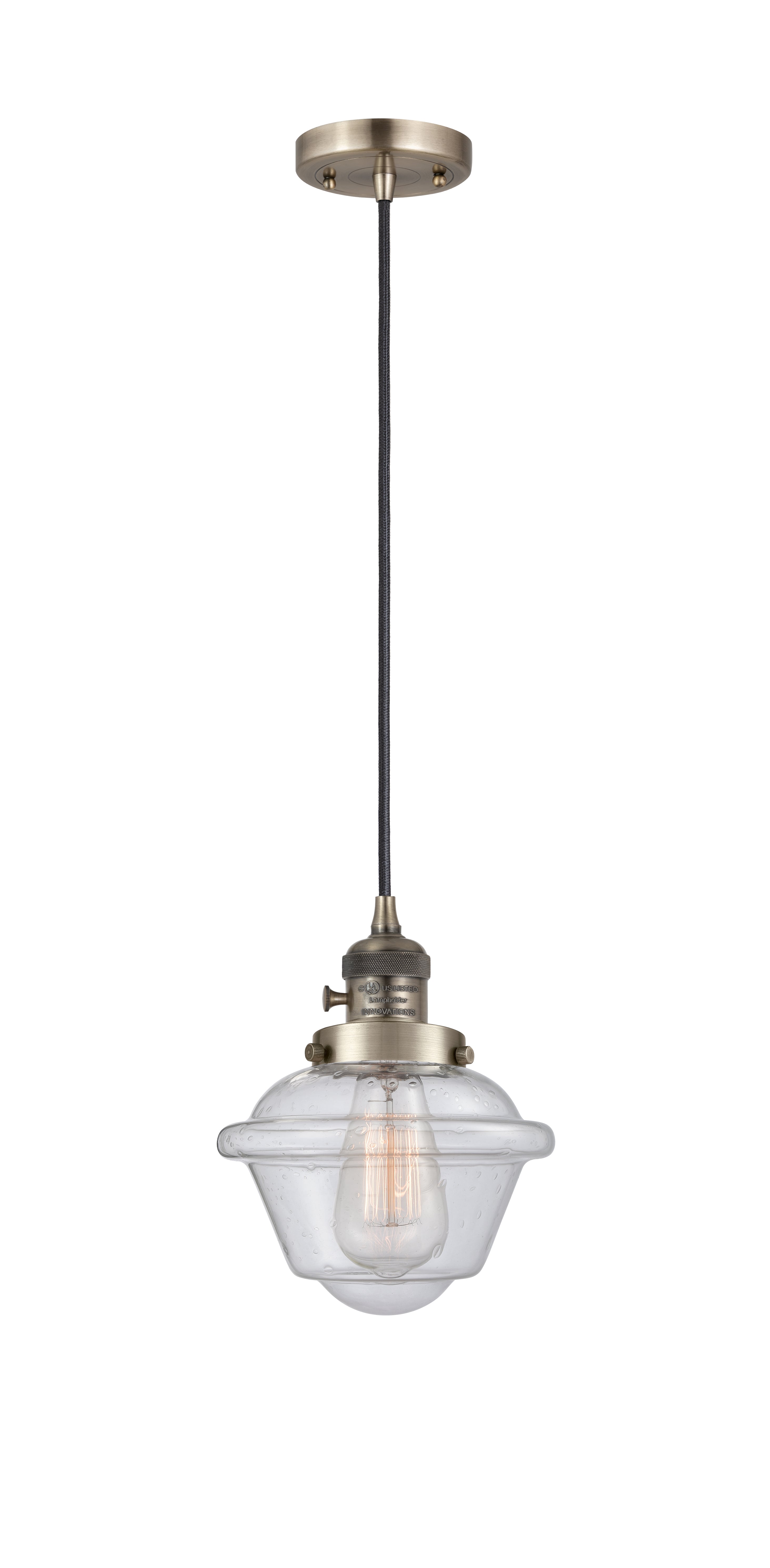 Franklin Restoration Mini Pendant Antique Brass