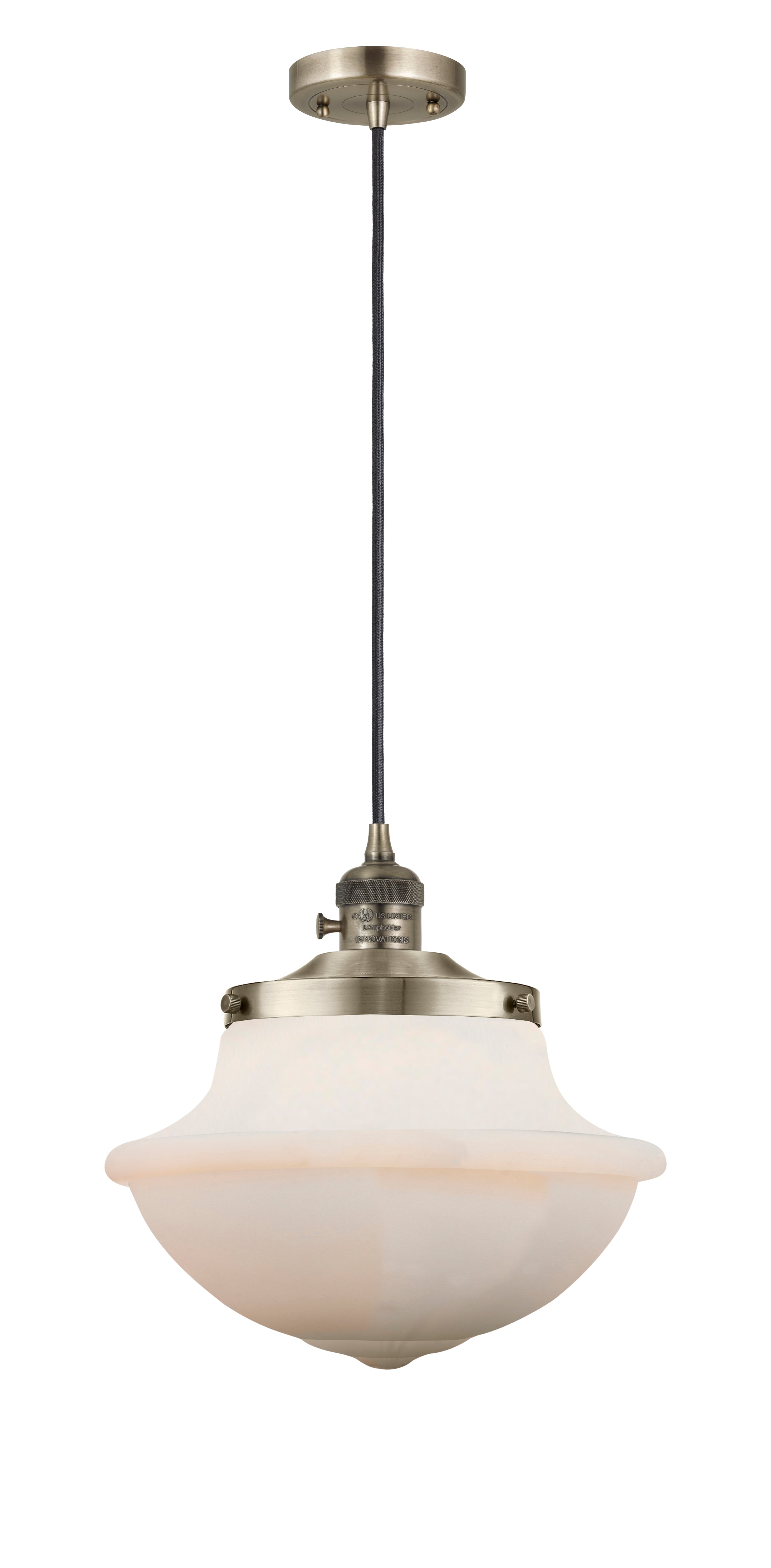 Franklin Restoration Mini Pendant Antique Brass