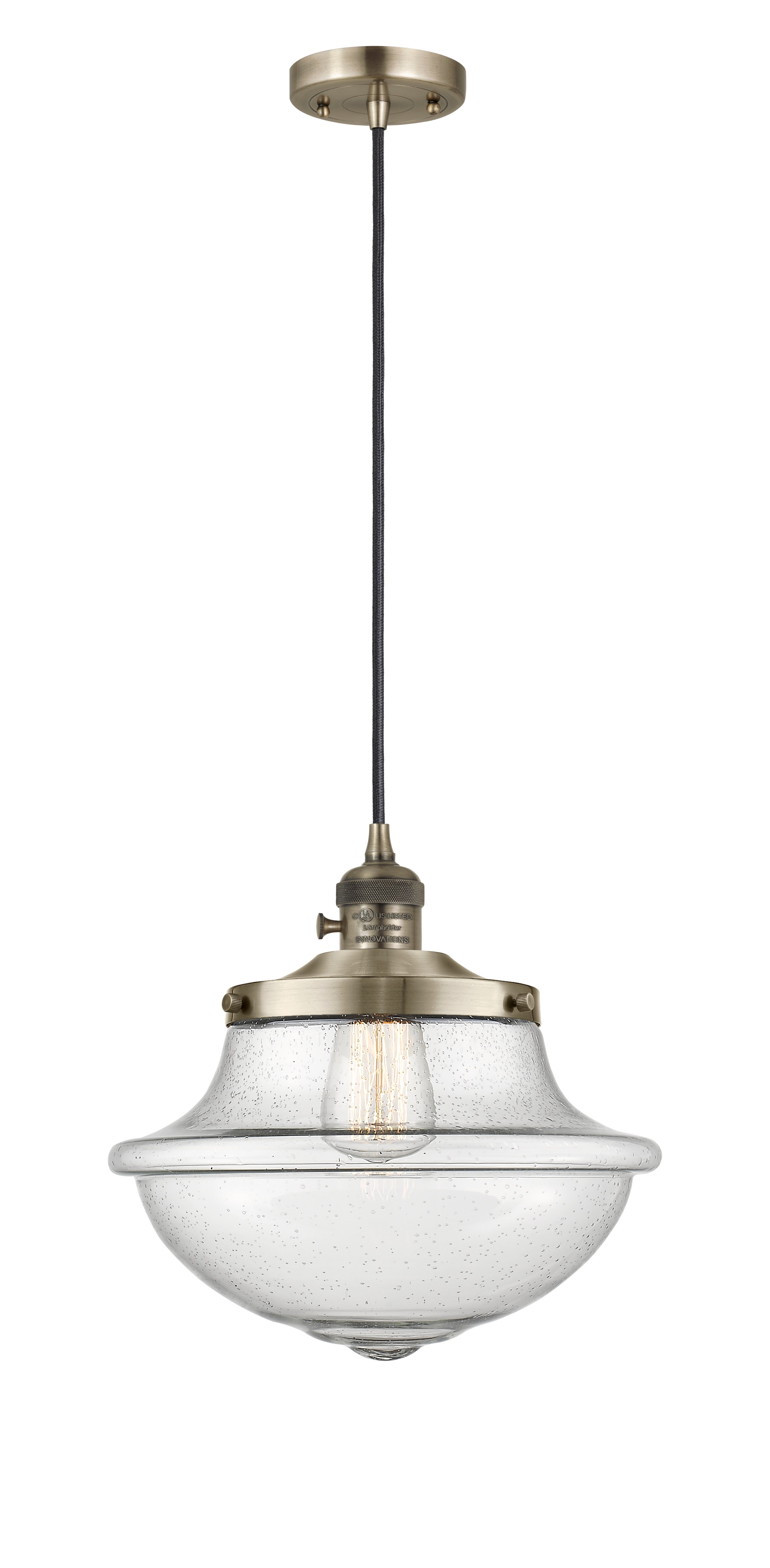 Franklin Restoration Mini Pendant Antique Brass