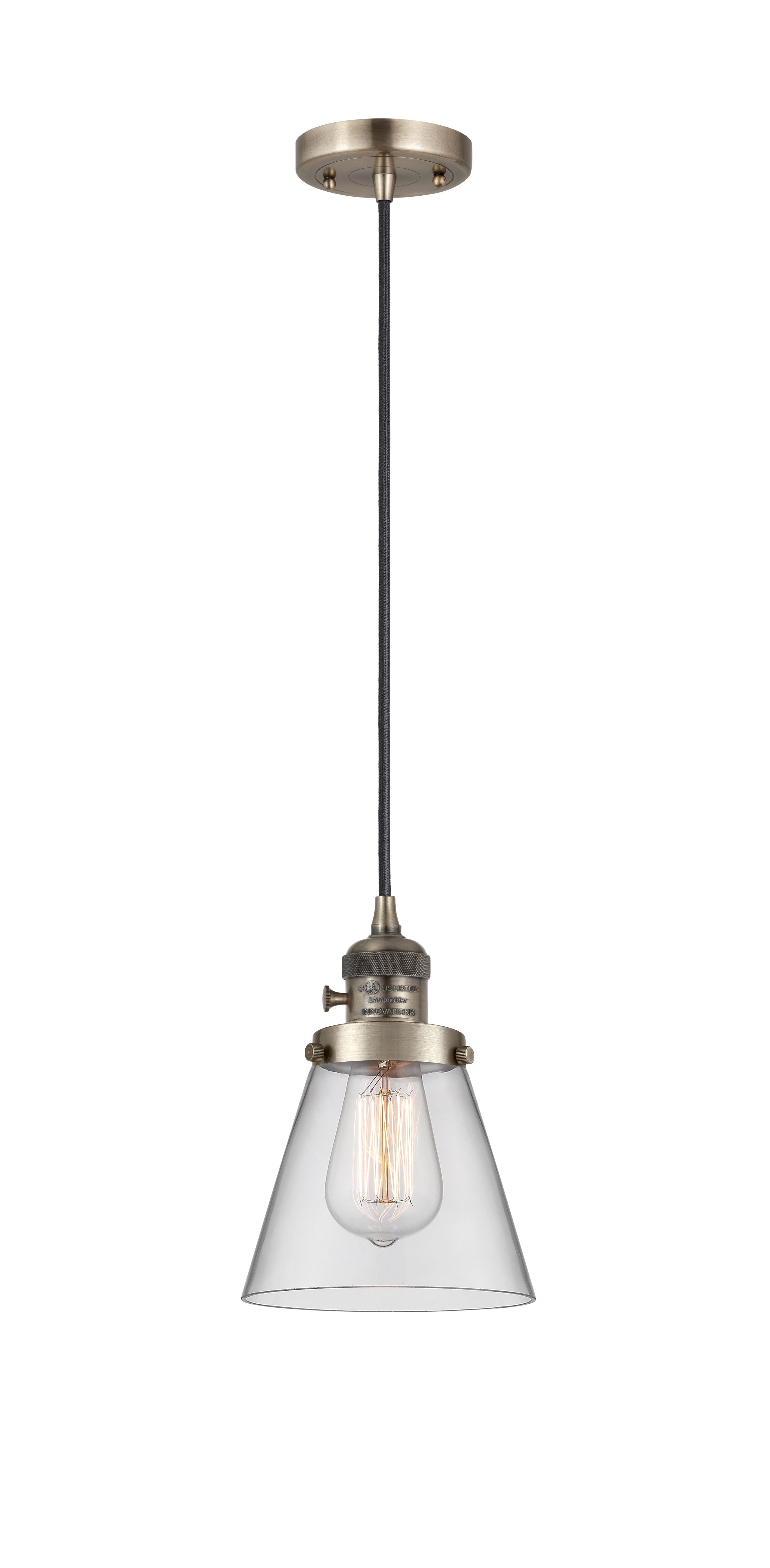 Franklin Restoration Cone Antique Brass Steel