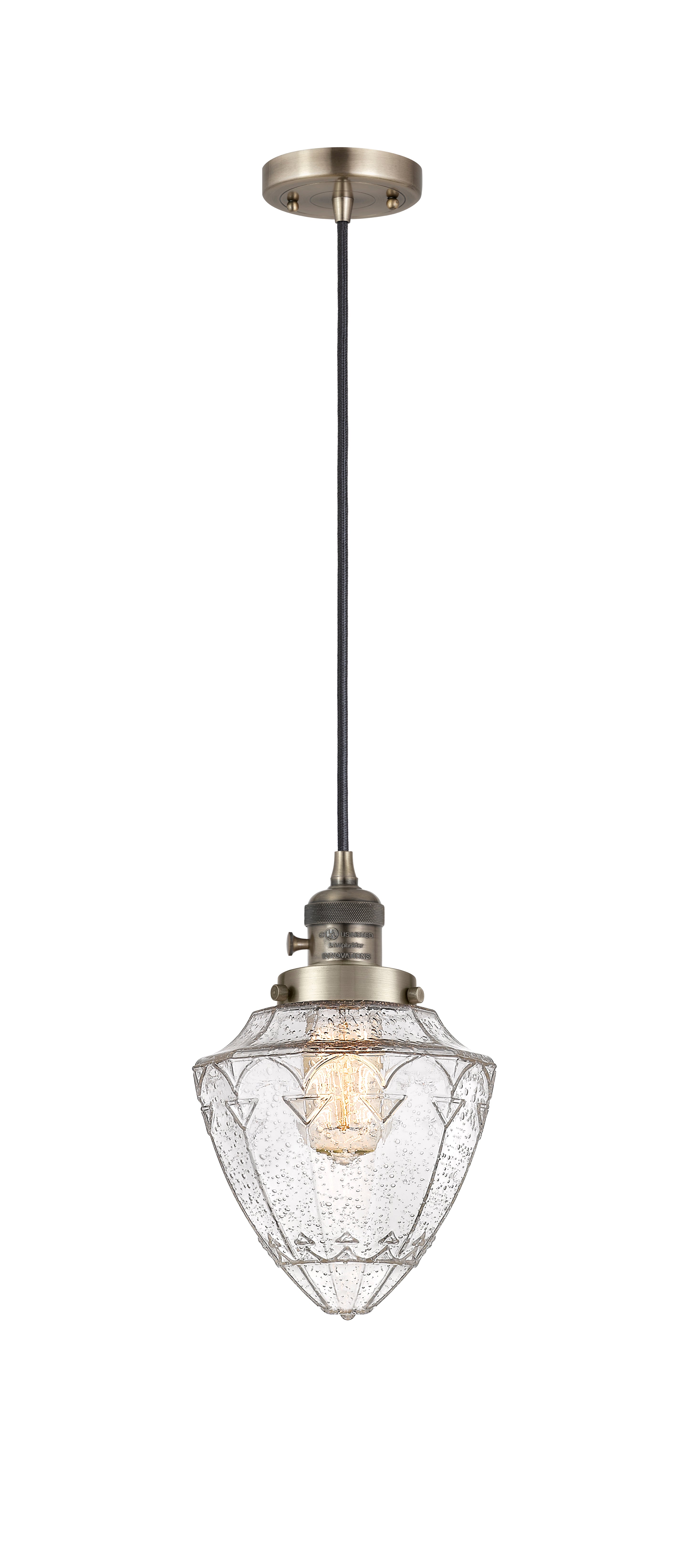 Franklin Restoration Mini Pendant Antique Brass