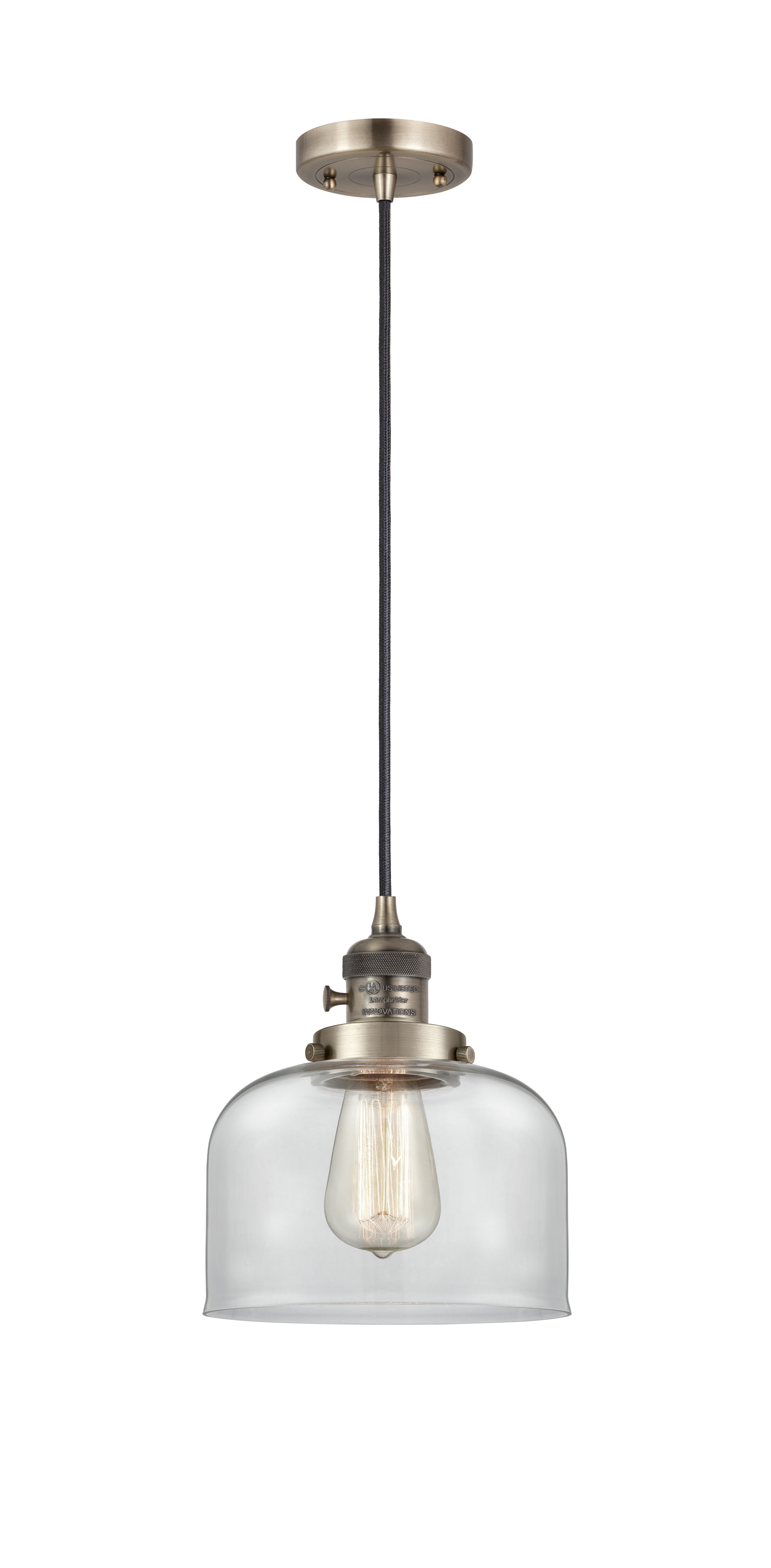 Franklin Restoration Mini Pendant Antique Brass