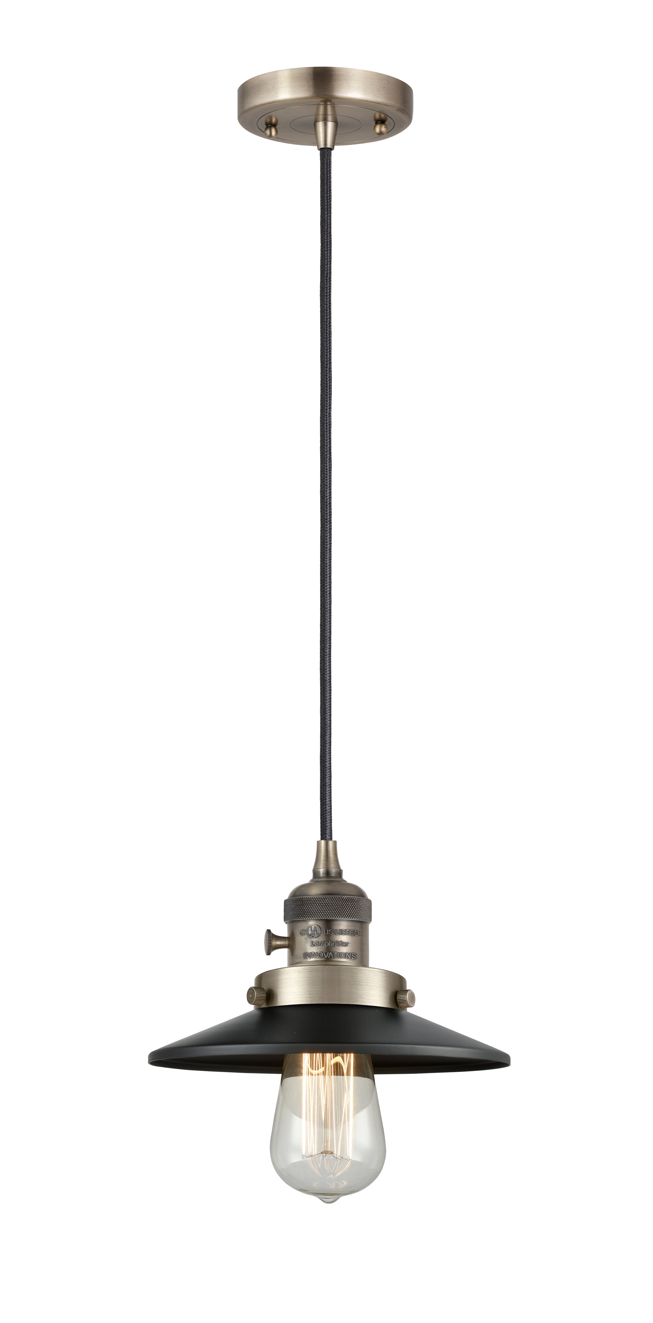 Franklin Restoration Mini Pendant Brass Finish
