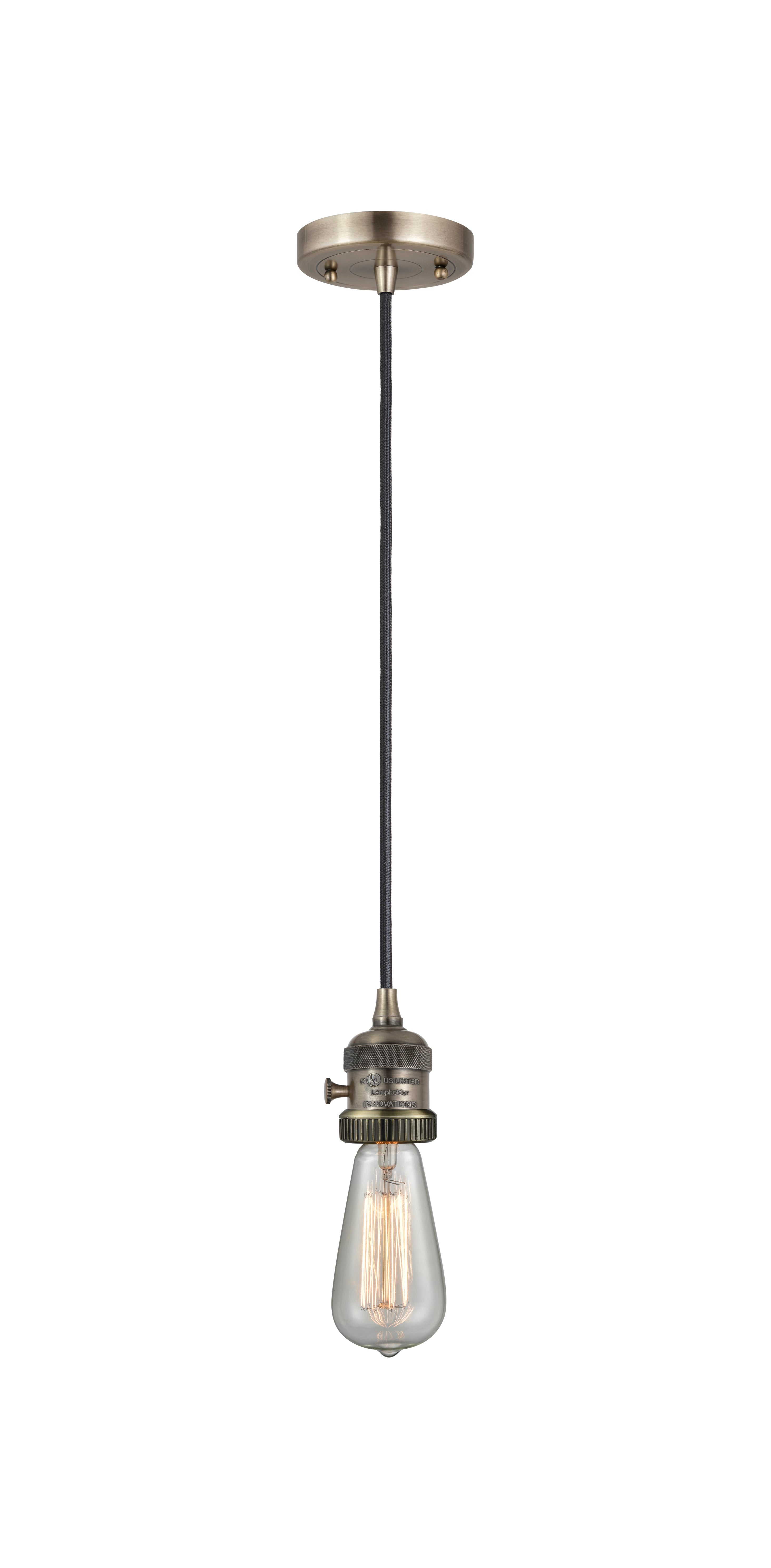 Franklin Restoration Mini Pendant Antique Brass
