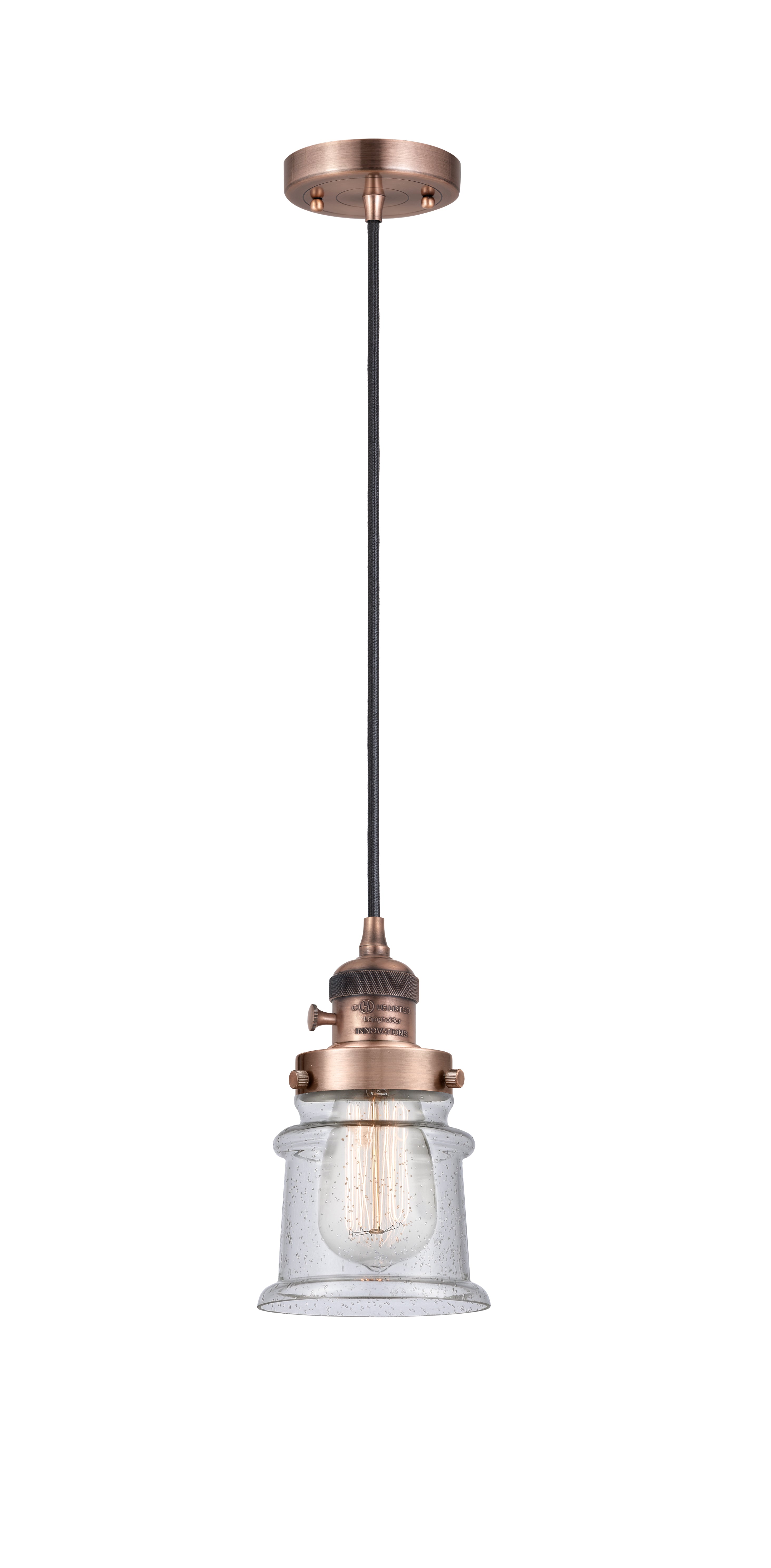 Franklin Restoration Mini Pendant Antique Brass