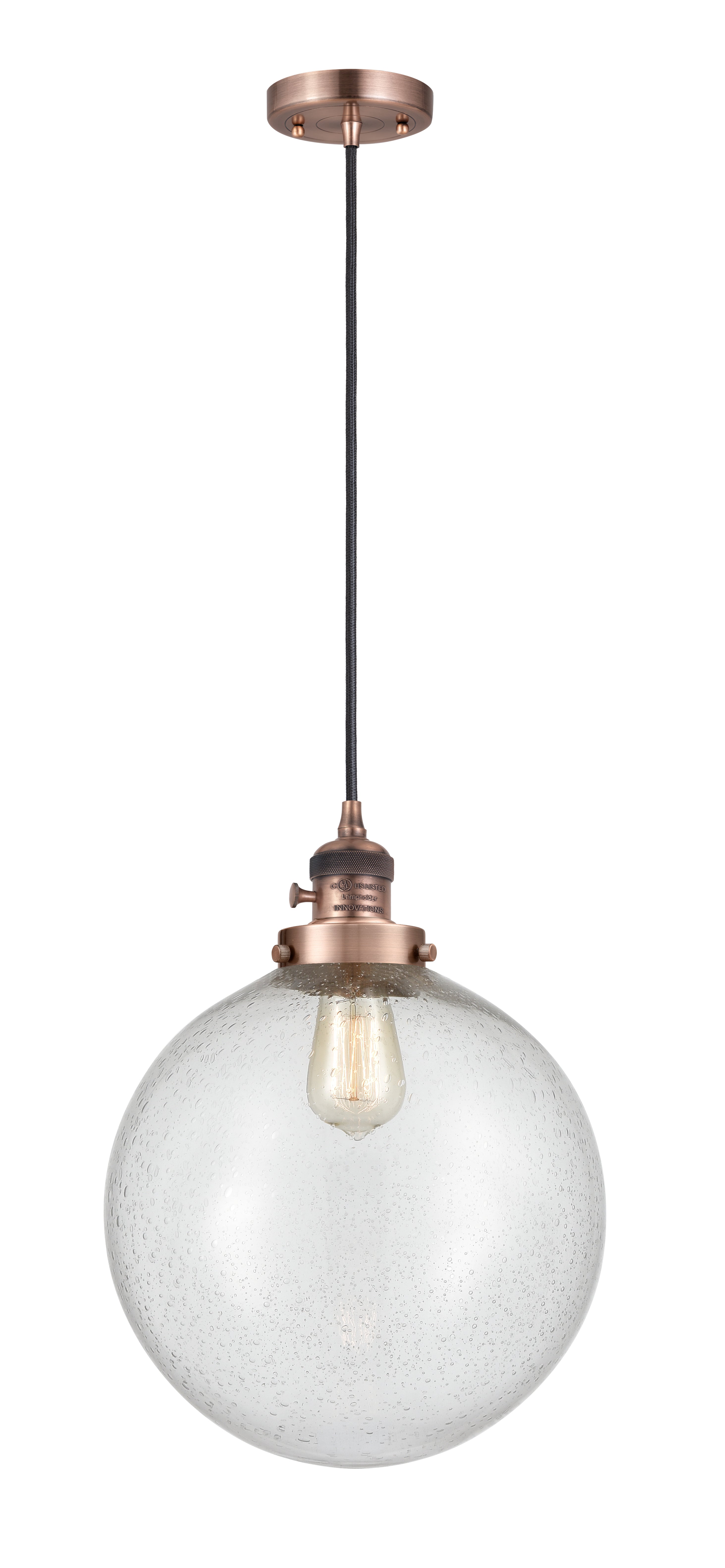 Franklin Restoration Mini Pendant Antique Brass