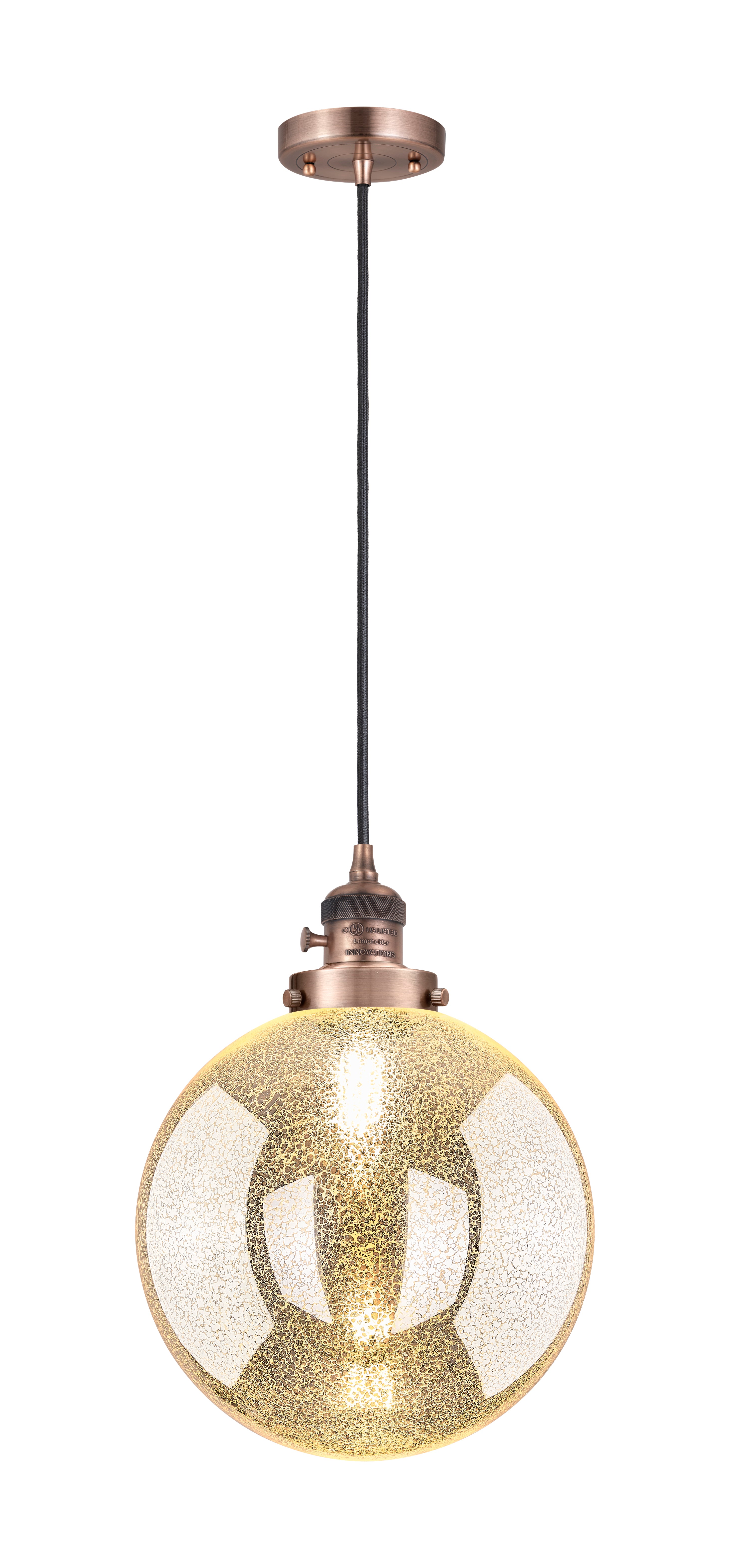 Franklin Restoration Mini Pendant Cast Brass
