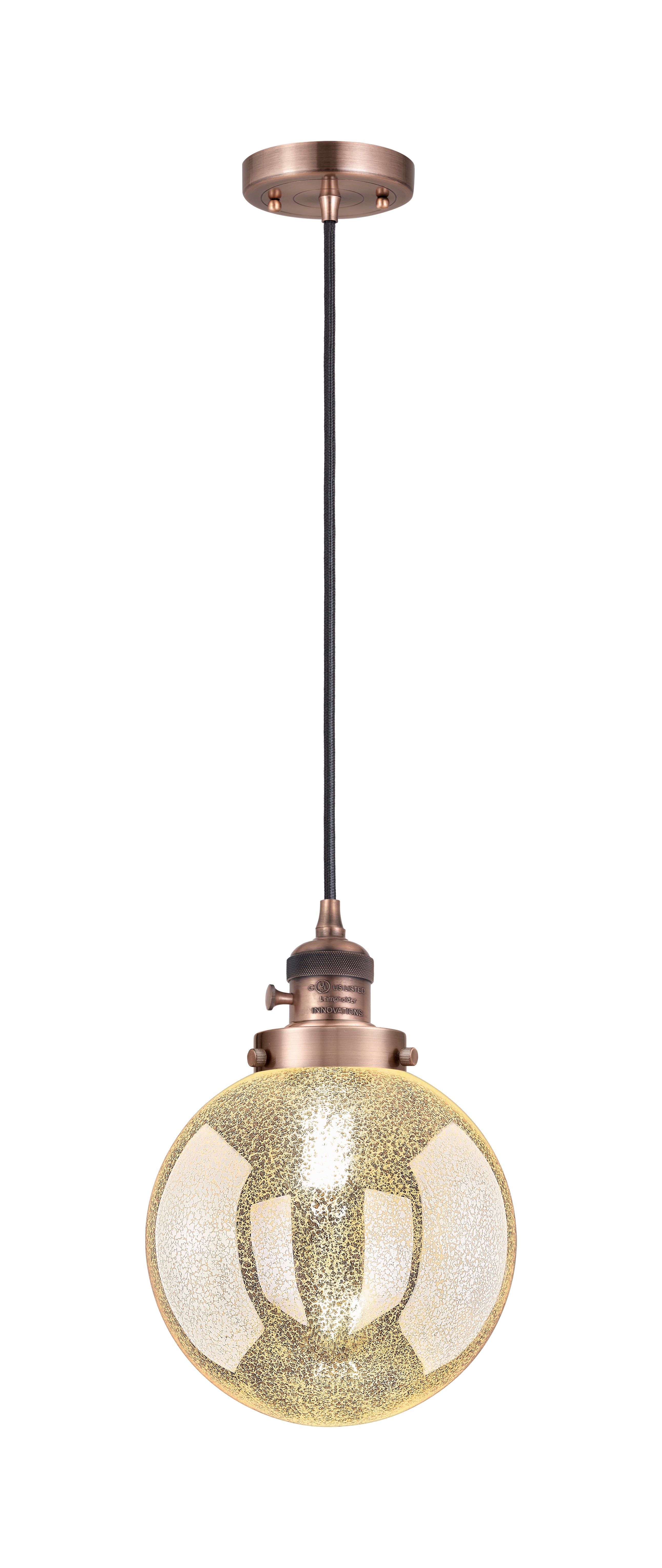 Franklin Restoration Mini Pendant Antique Brass
