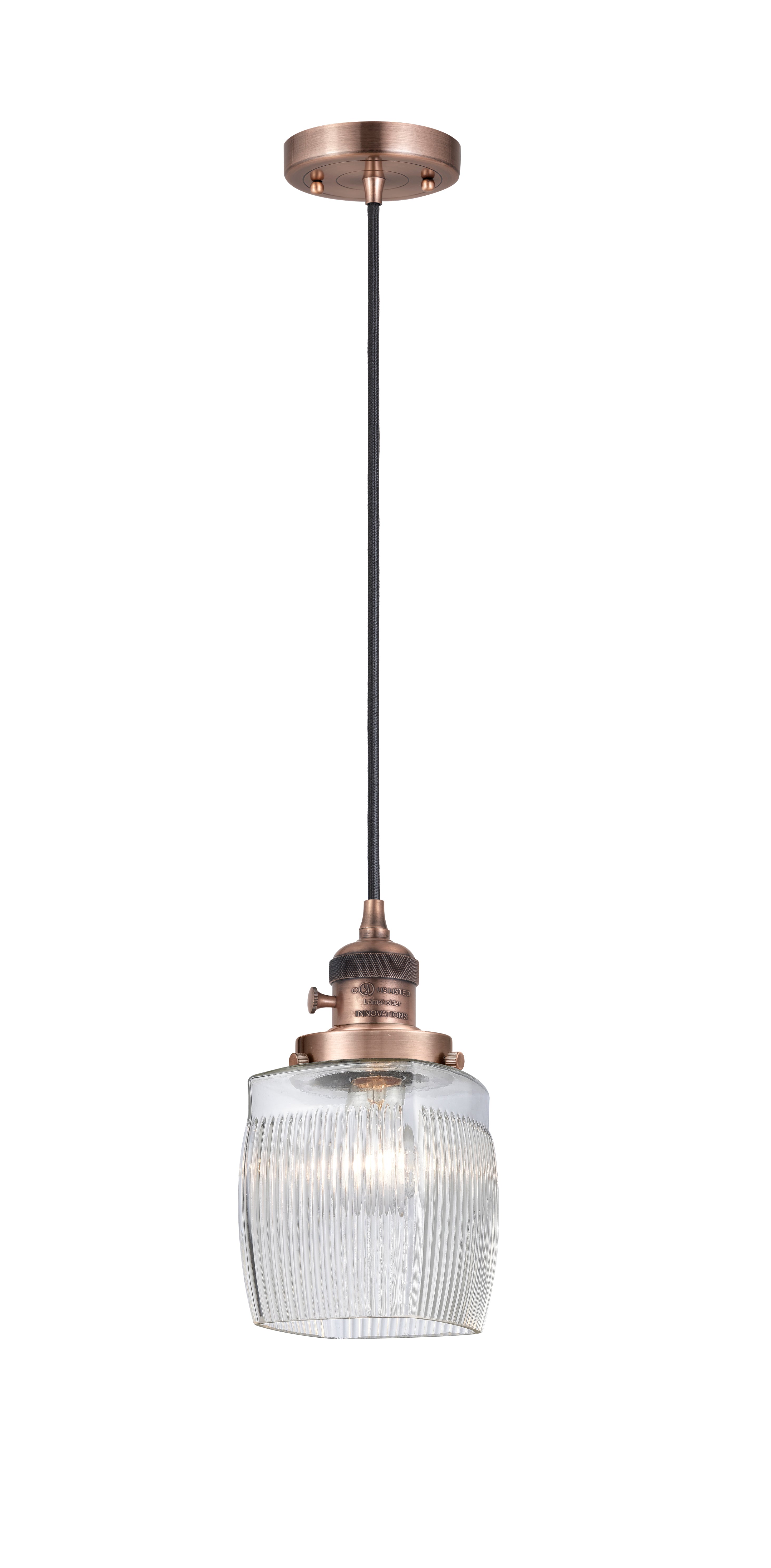 Franklin Restoration Pendant Antique Finish
