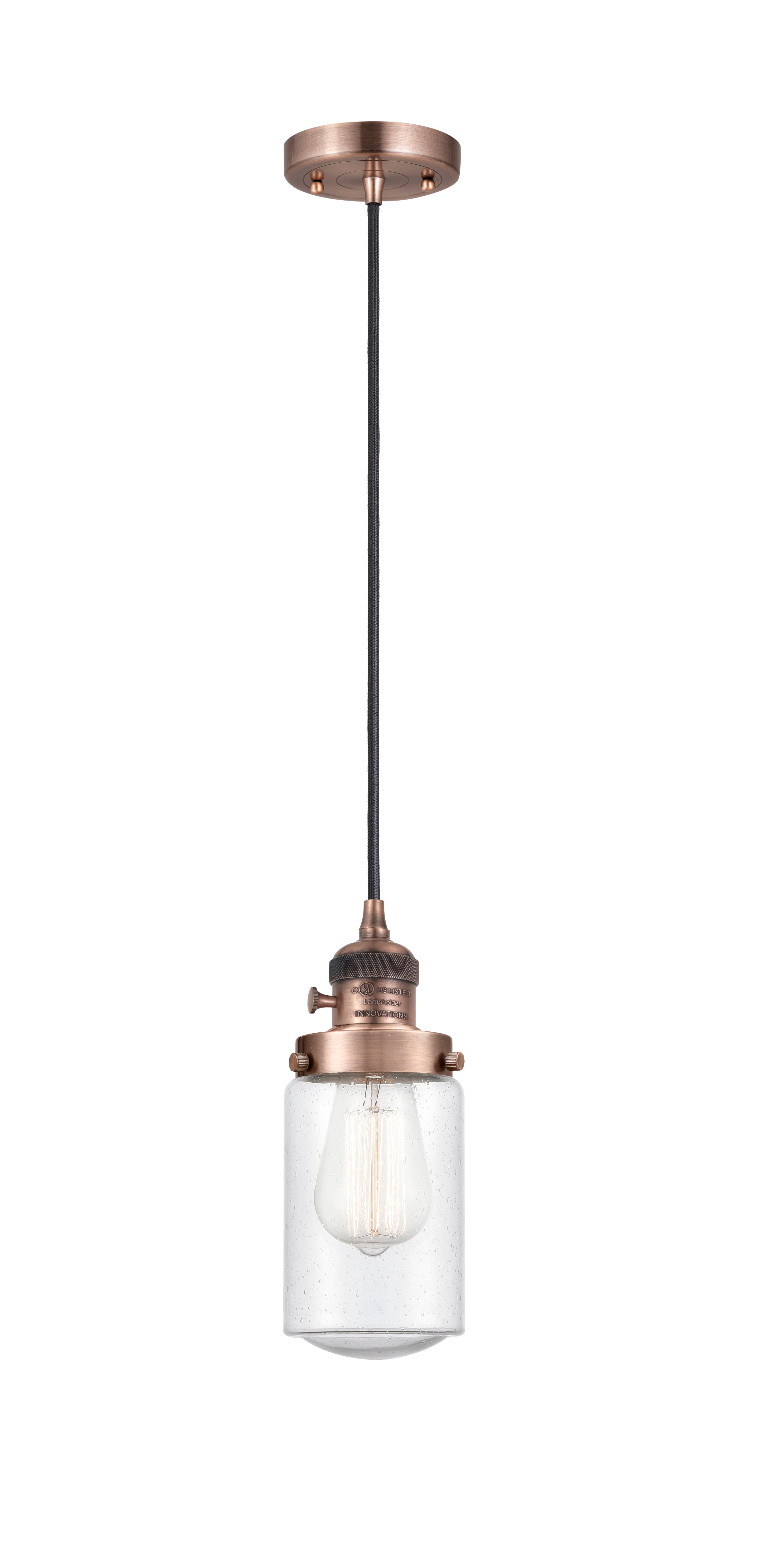 Franklin Restoration Mini Pendant Antique Brass