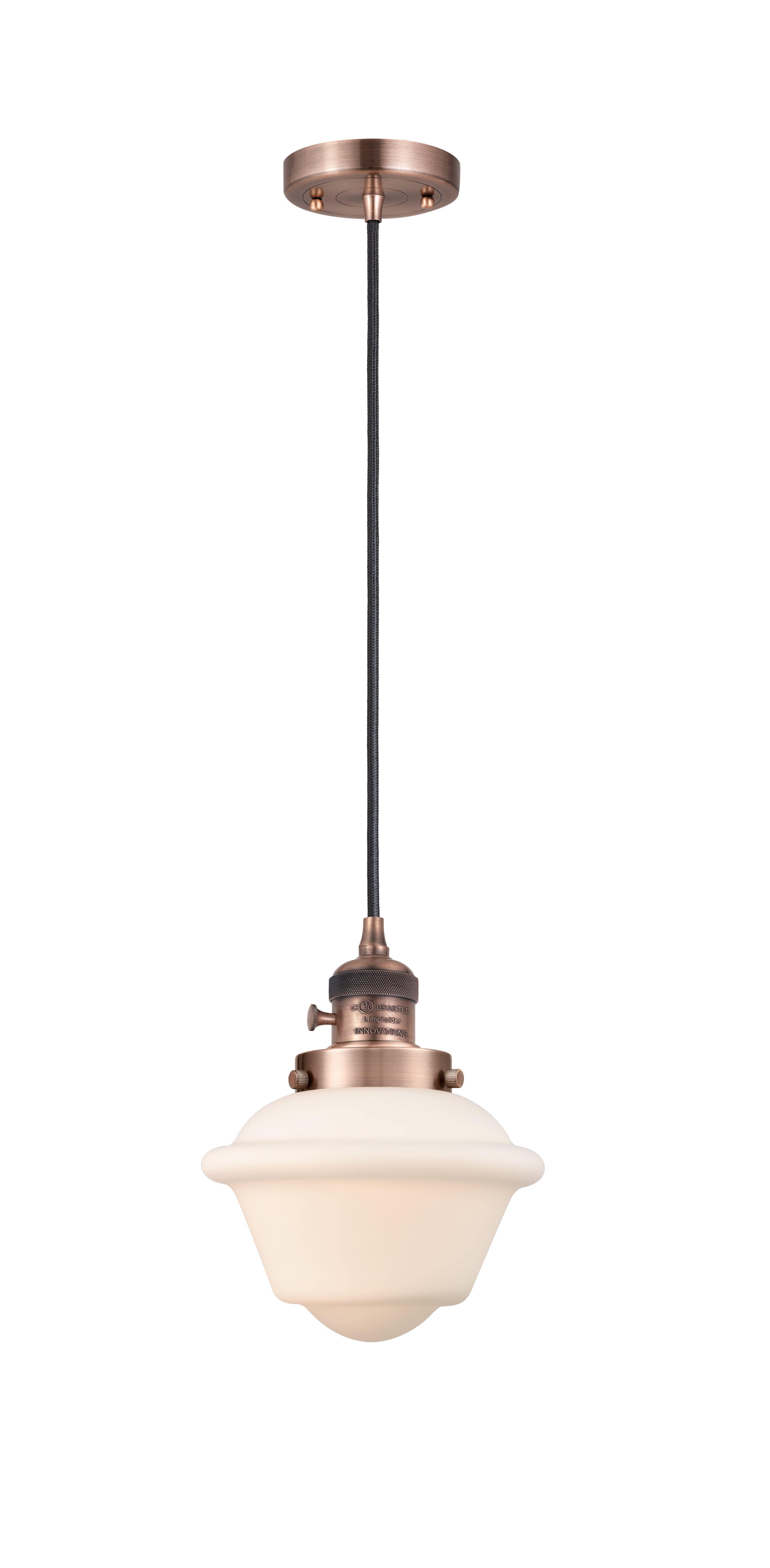 Franklin Restoration Mini Pendant Antique Brass