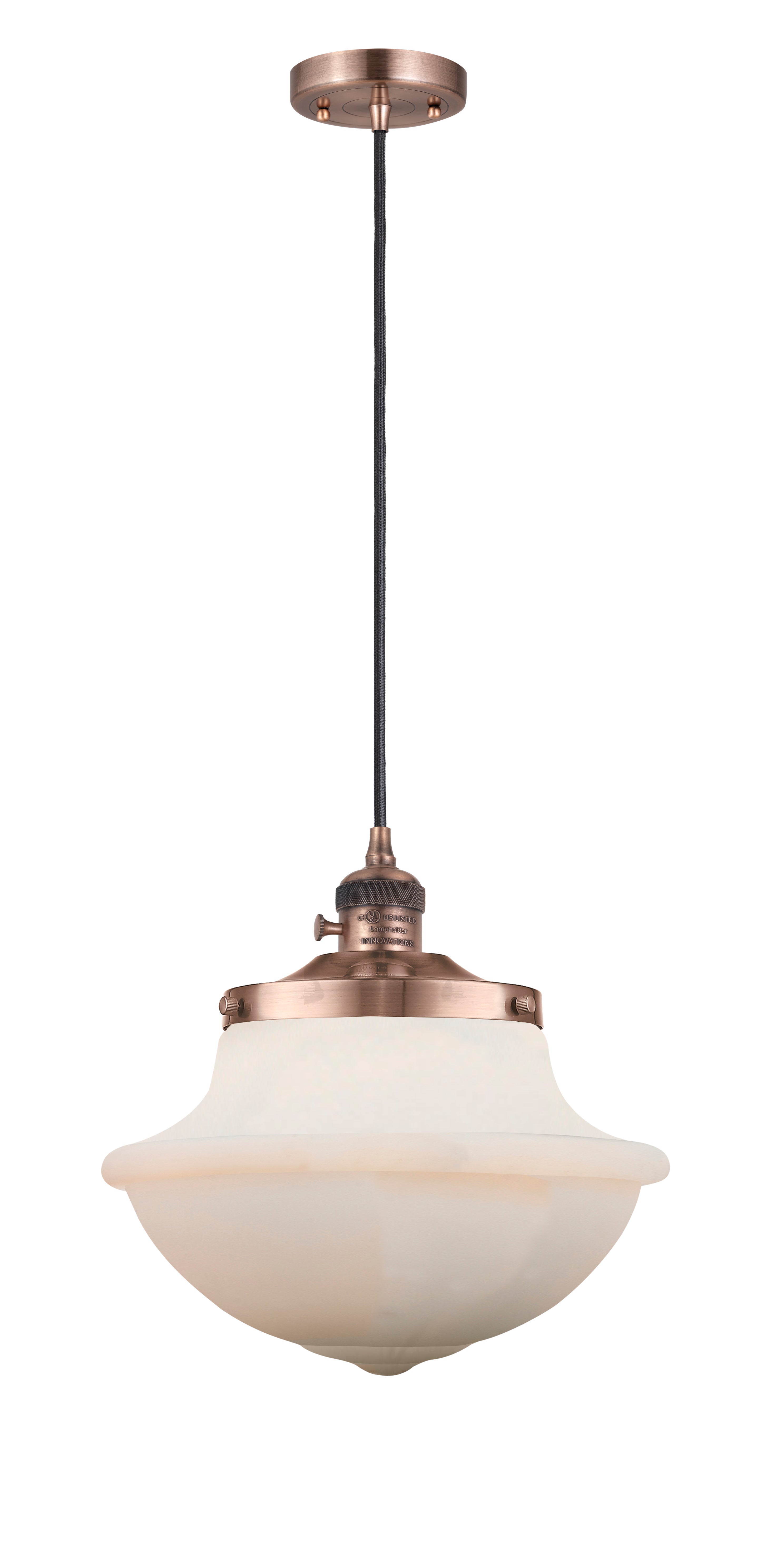 Franklin Restoration Mini Pendant Antique Brass