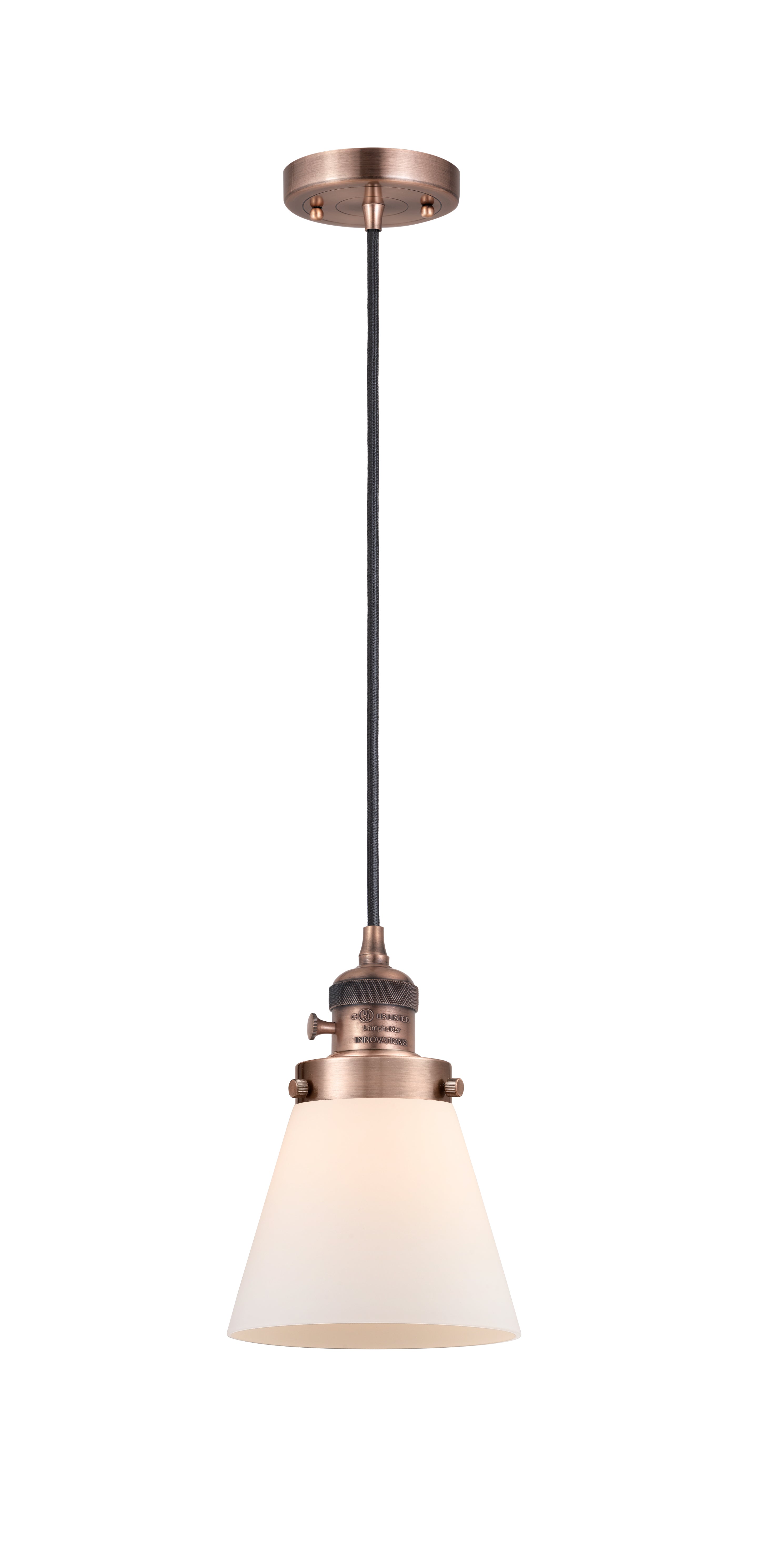 Franklin Restoration Mini Pendant Cast Brass