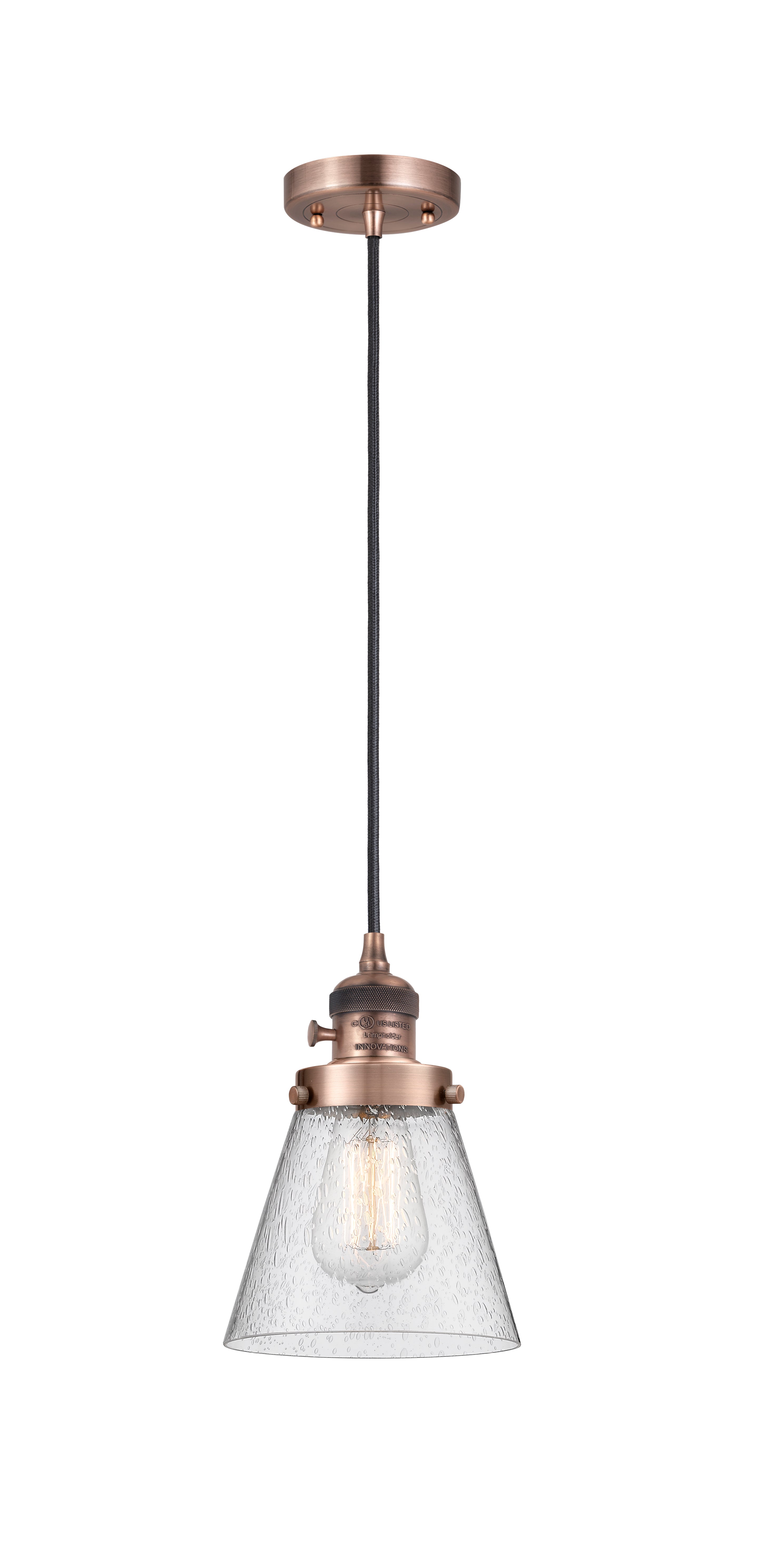 Franklin Restoration Cone Antique Brass Steel