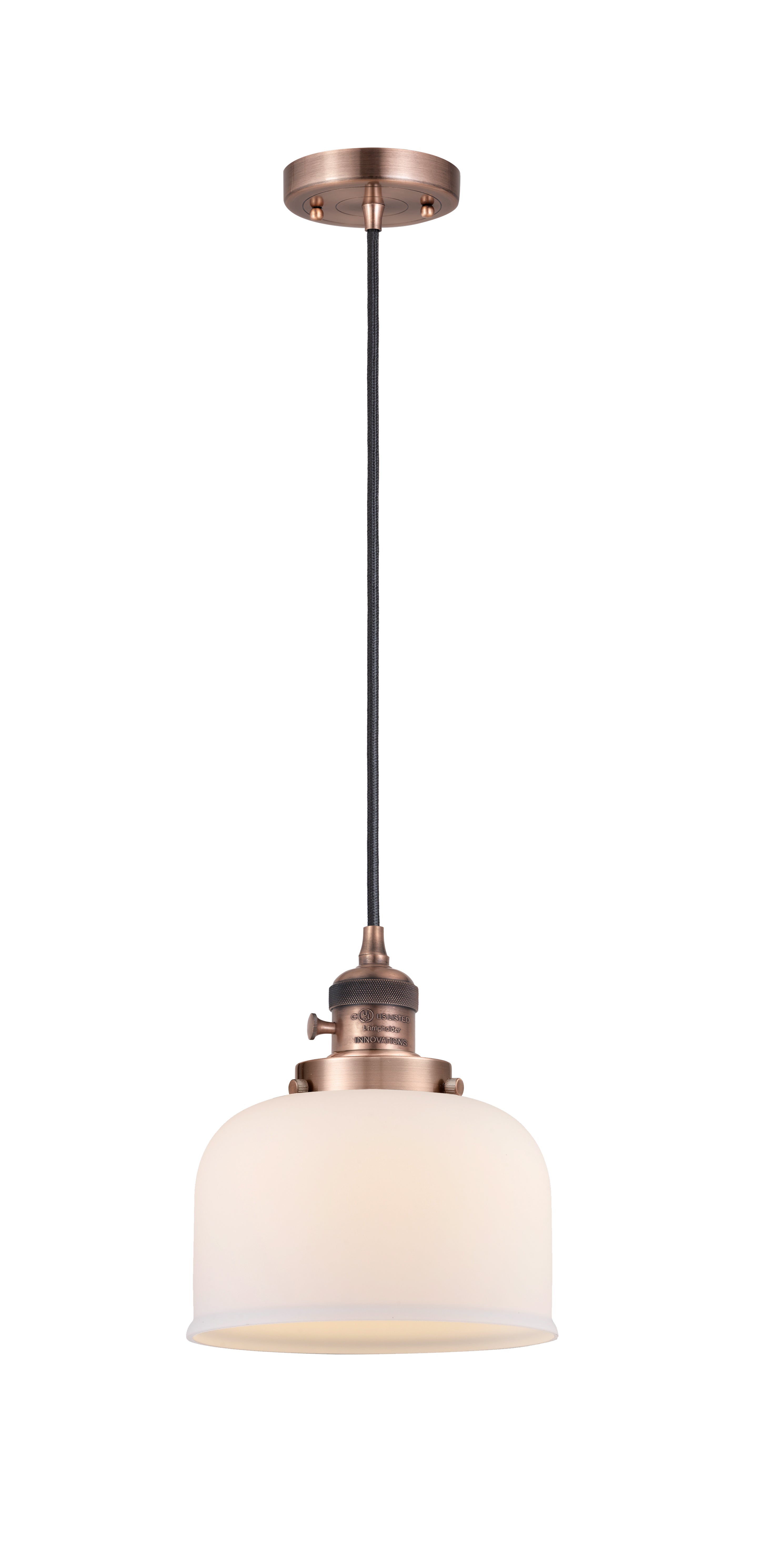 Franklin Restoration Mini Pendant Antique Brass