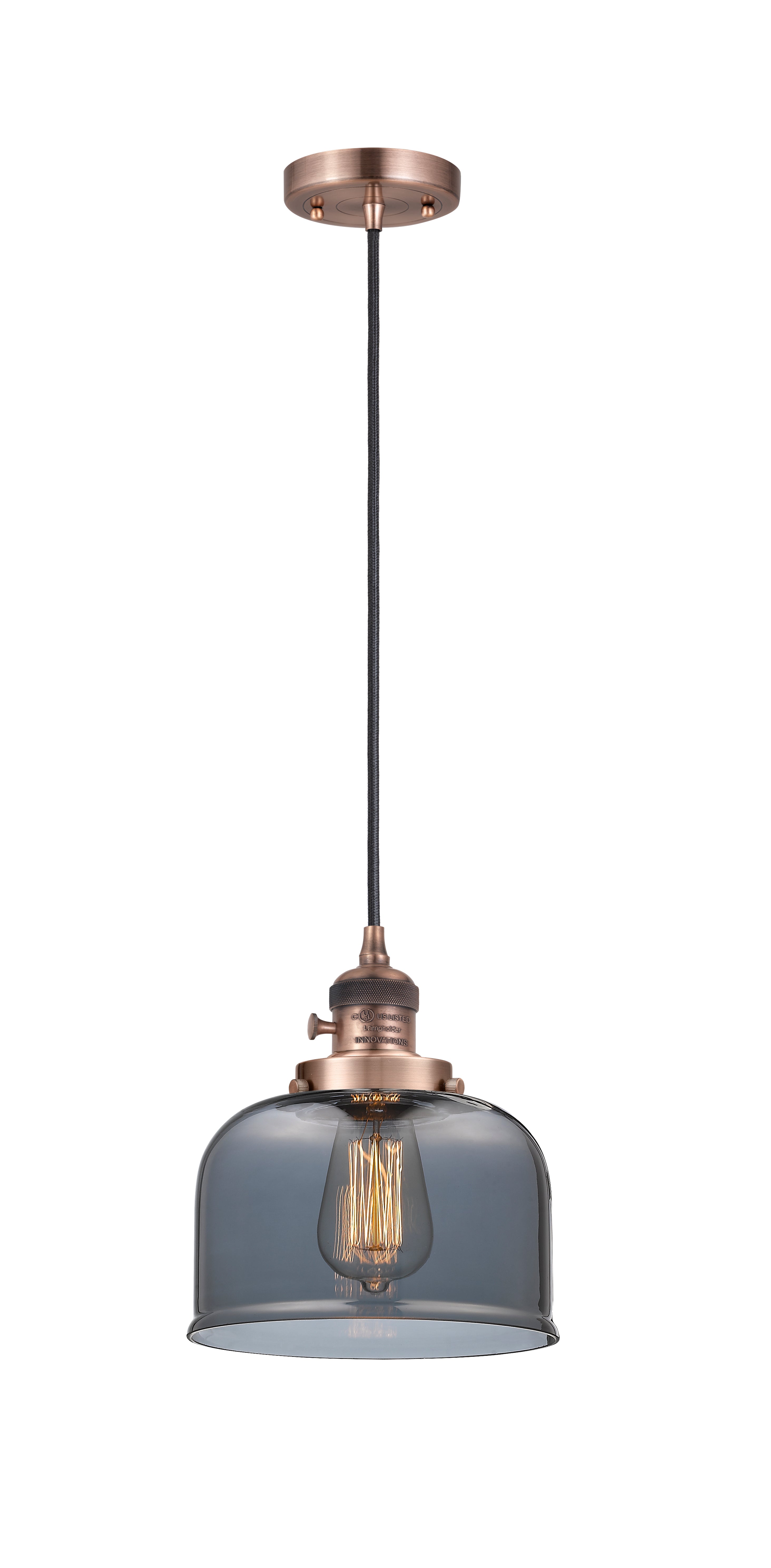 Franklin Restoration Mini Pendant Antique Brass