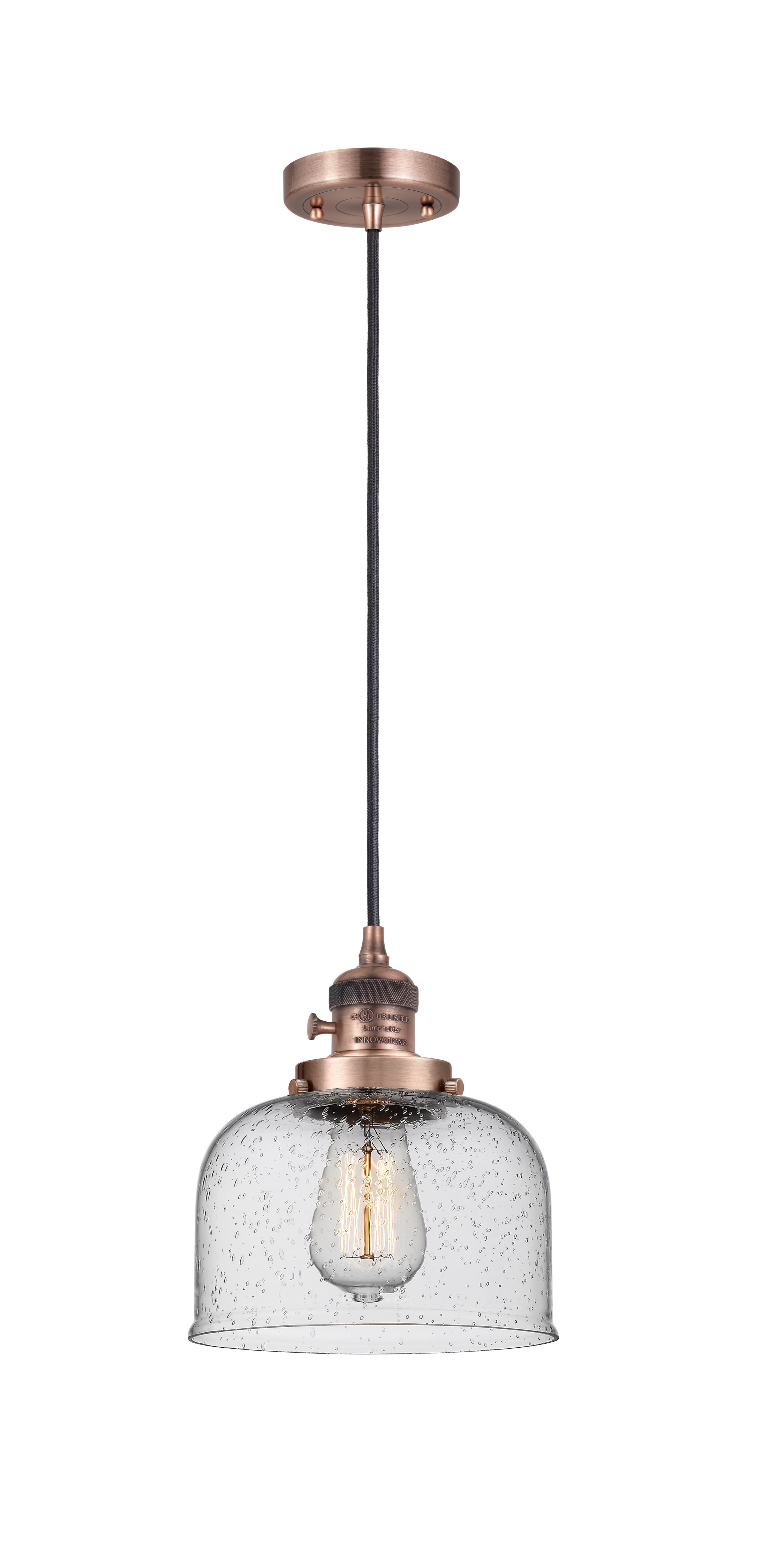 Franklin Restoration Mini Pendant Antique Brass
