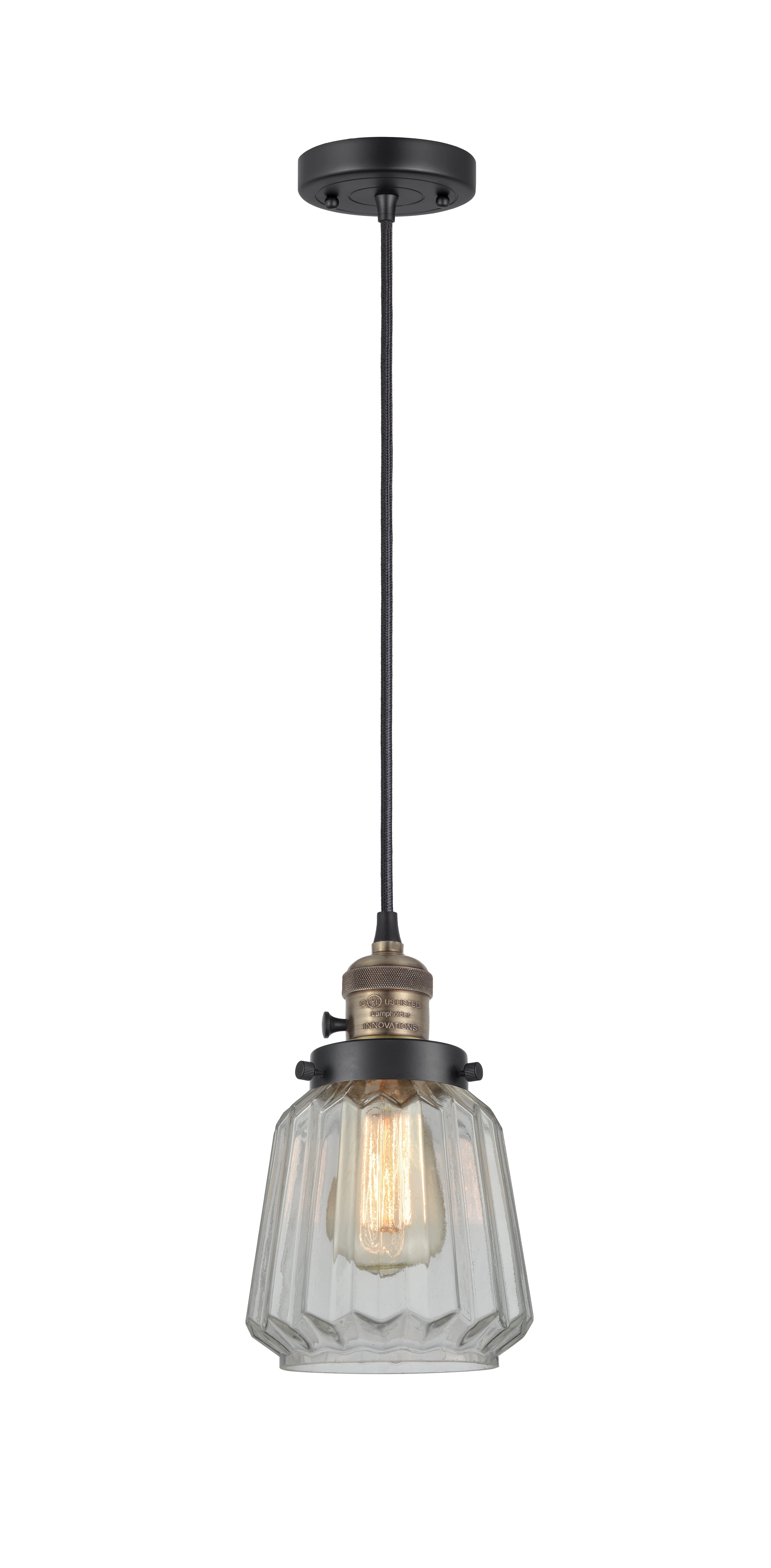 Franklin Restoration Mini Pendant Antique Brass