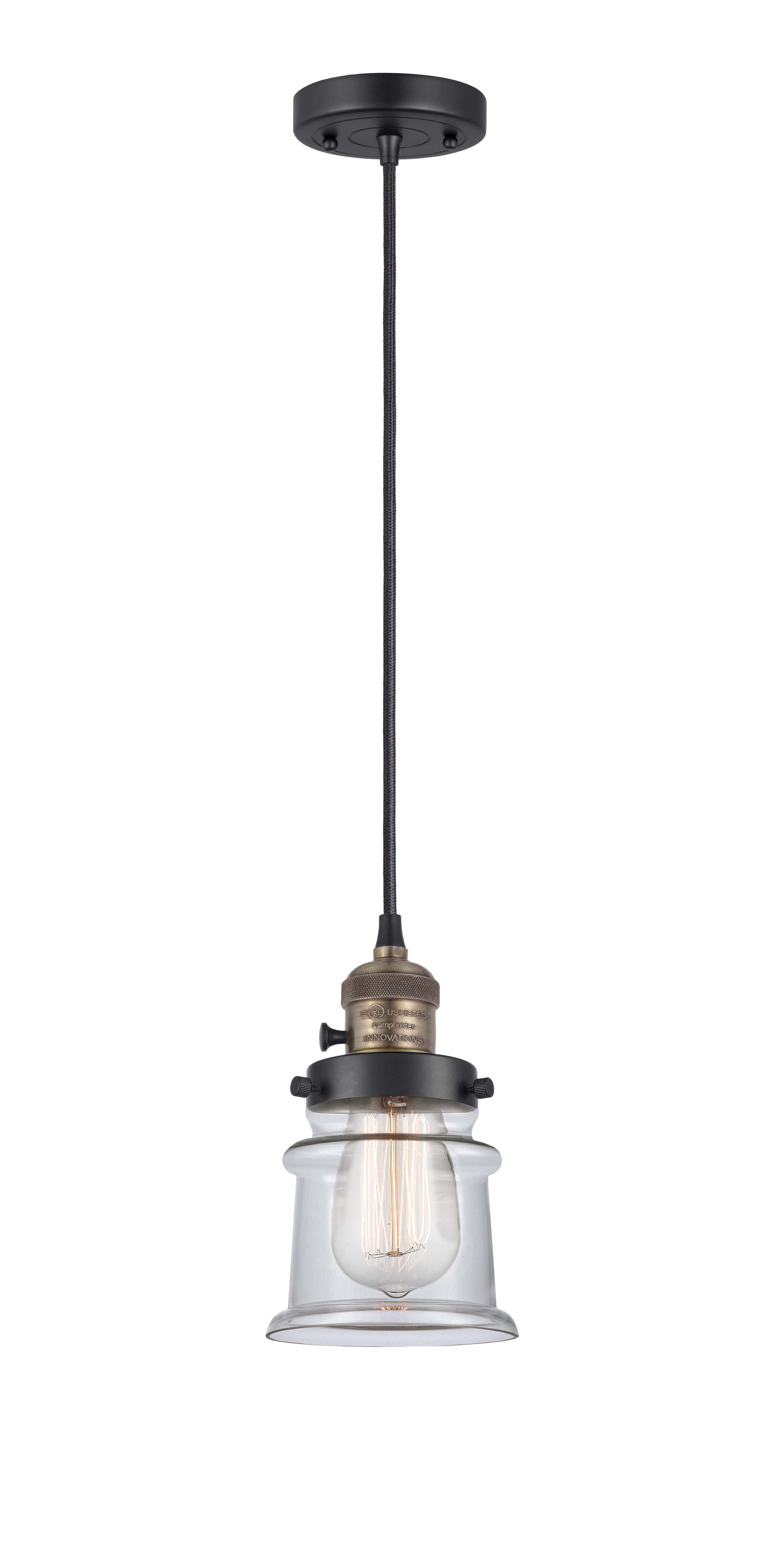 Franklin Restoration Mini Pendant Cast Brass