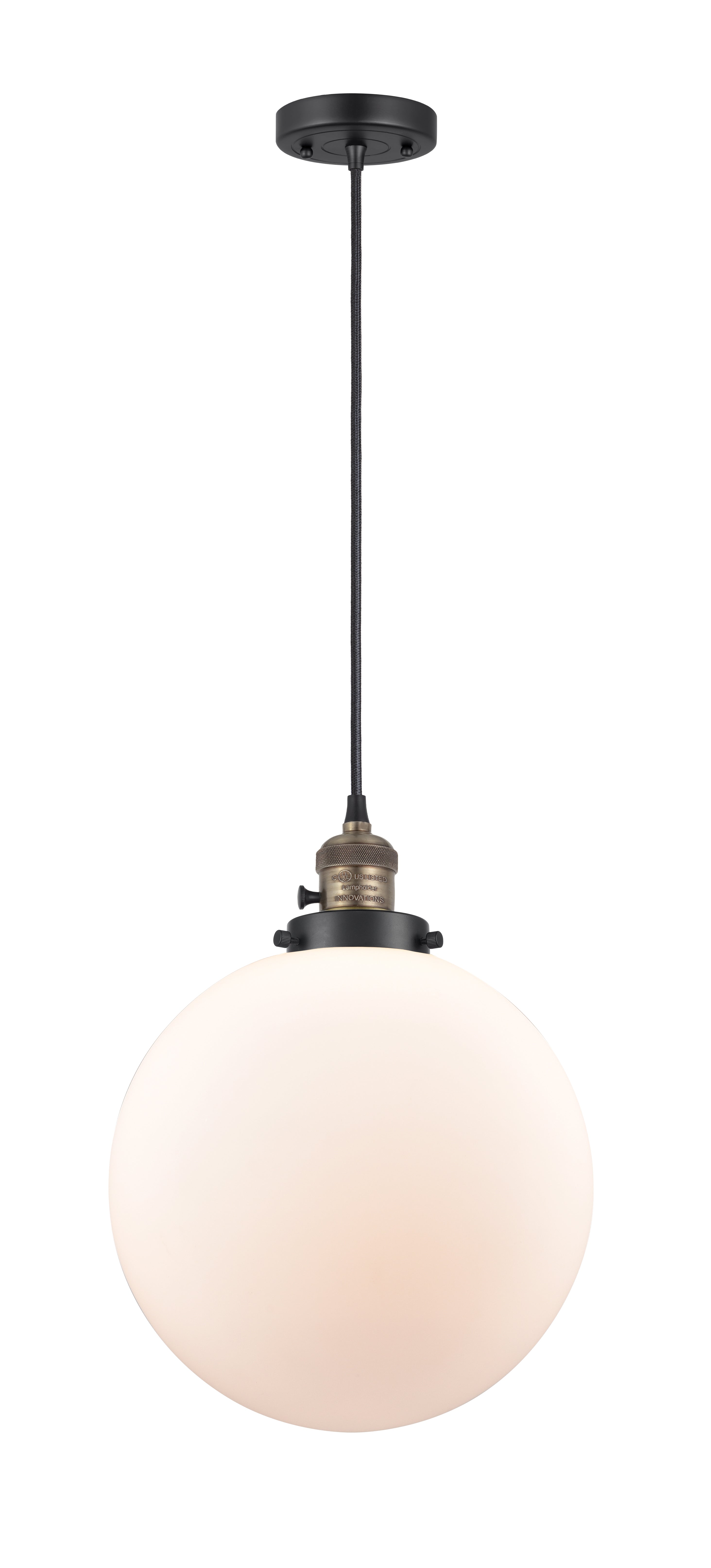 Franklin Restoration Mini Pendant Antique Brass