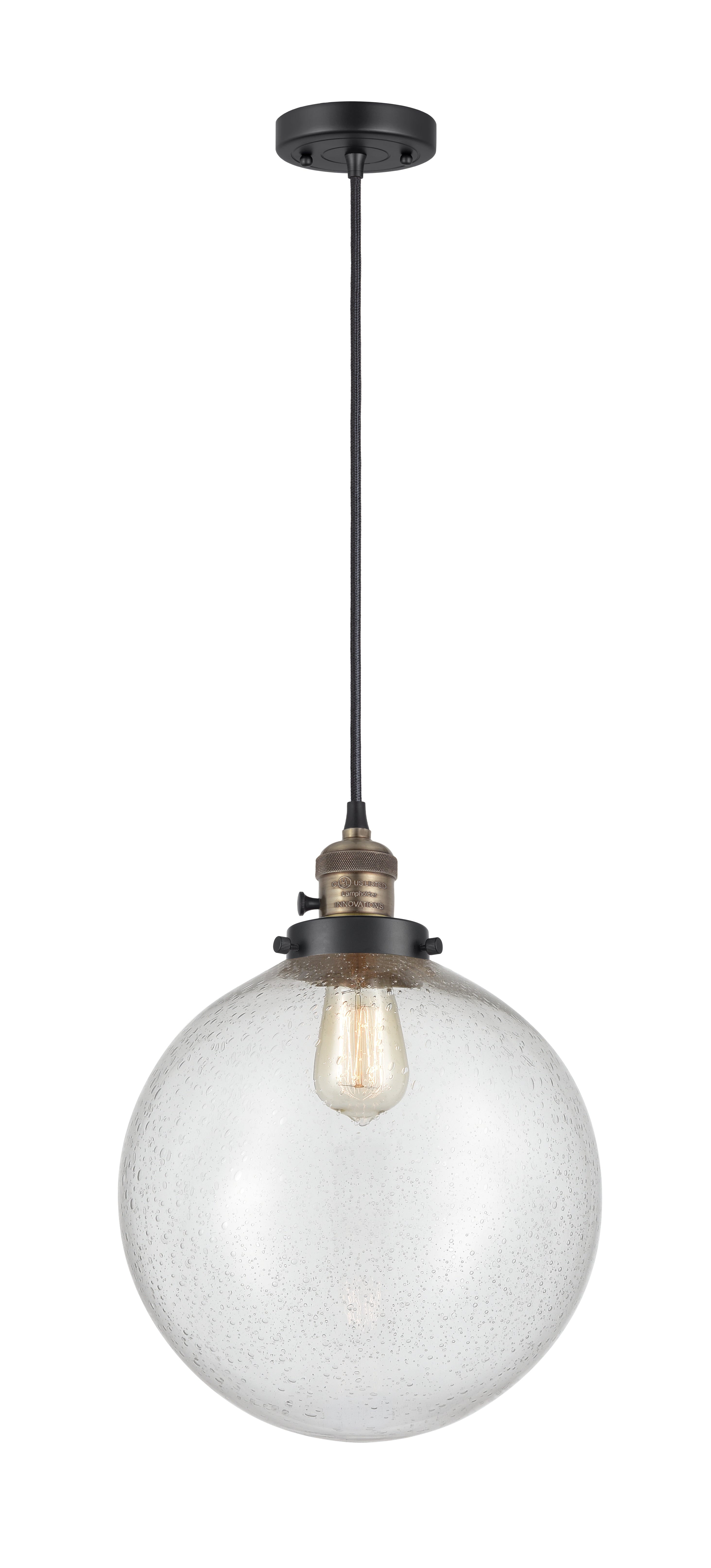 Franklin Restoration Mini Pendant Antique Brass