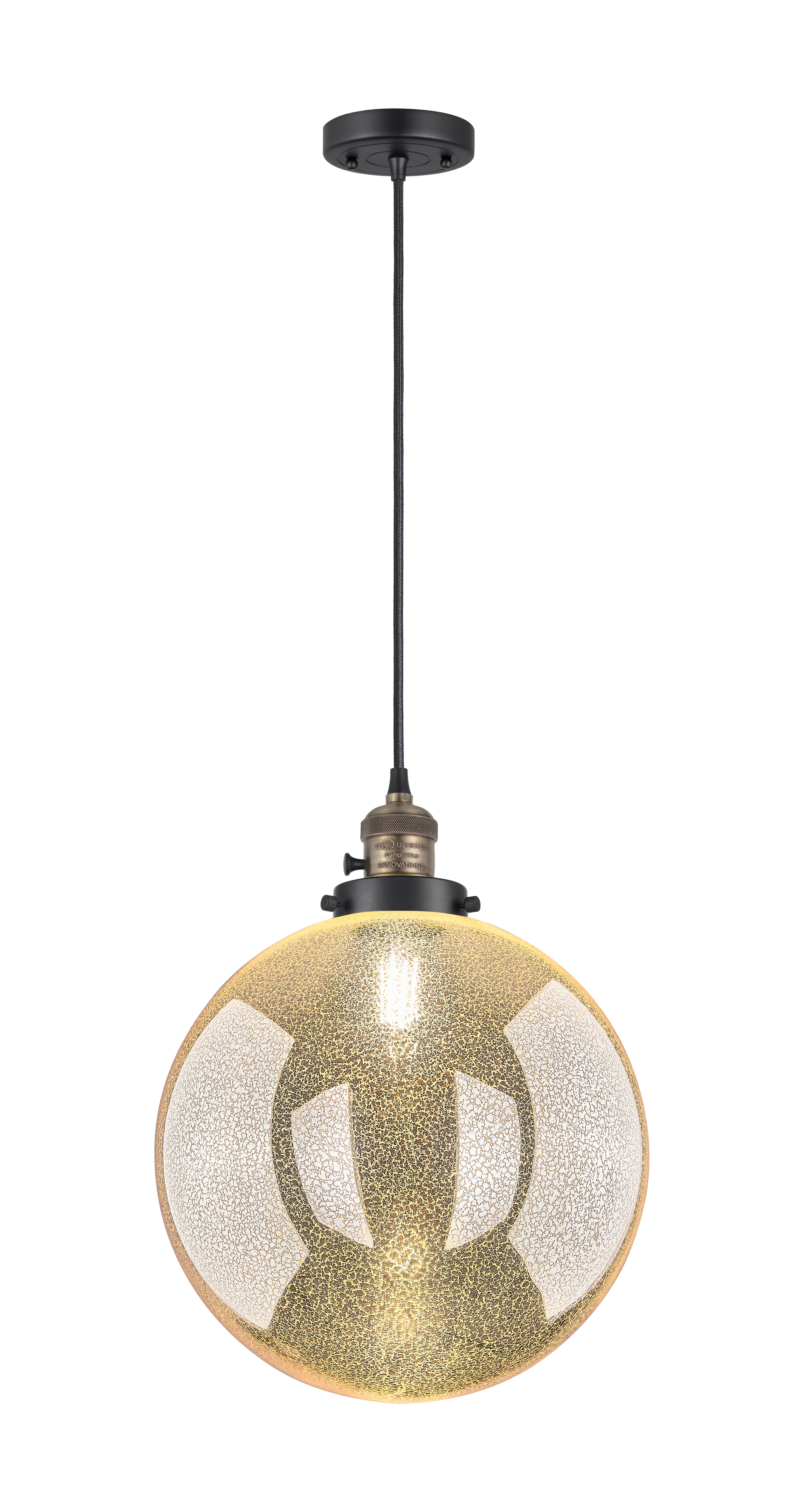 Franklin Restoration Mini Pendant Antique Brass